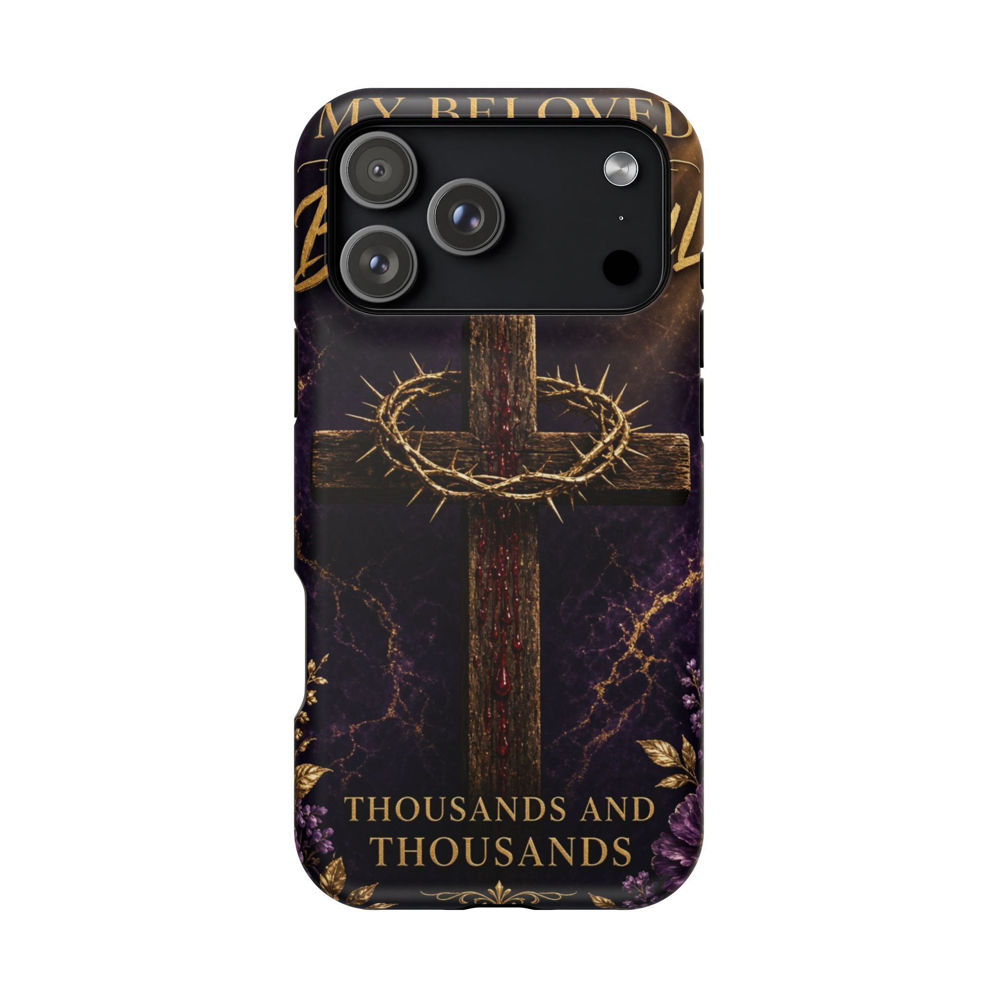 Christian Cross Magnetic Impact-Resistant Phone Case — "Beloved Most Beautiful" Scripture Design