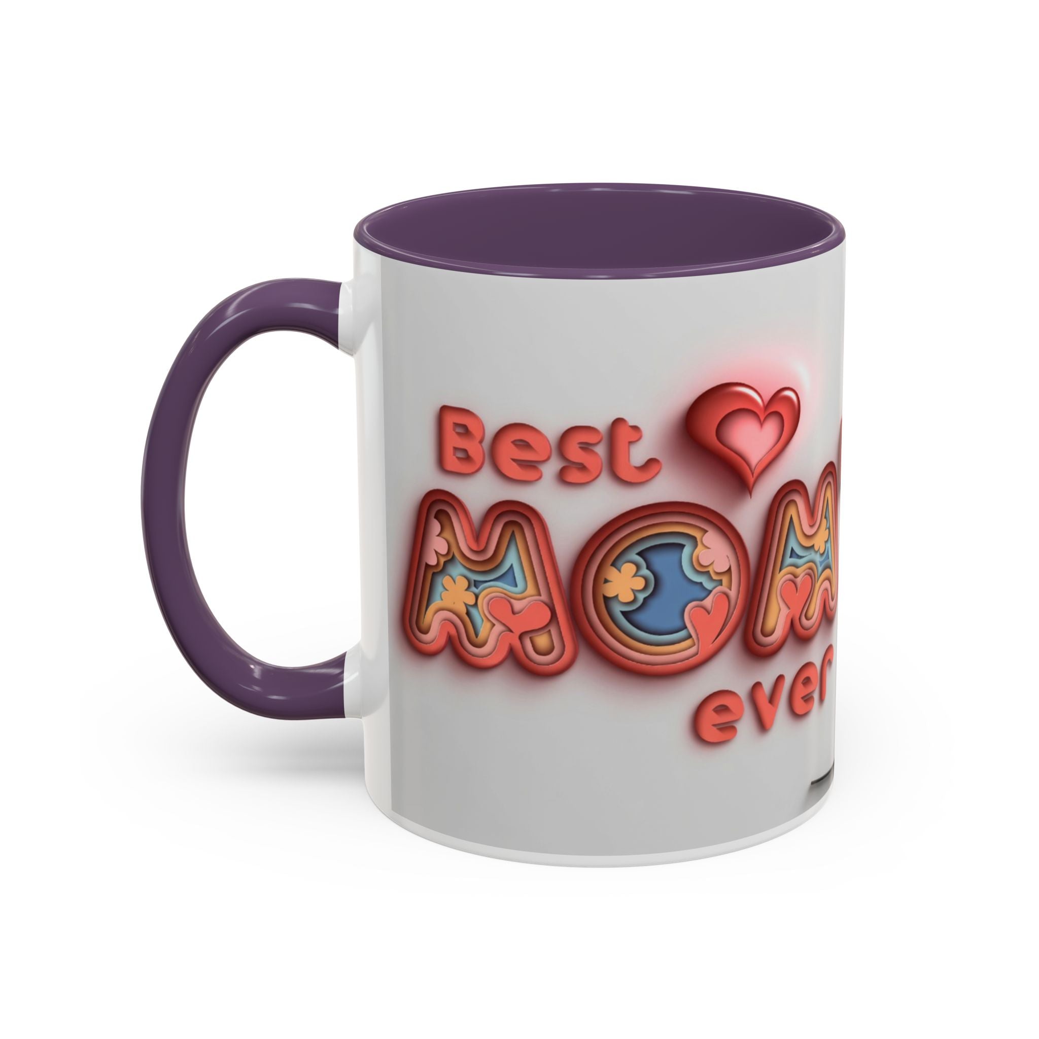 Custom Accent Coffee Mug - Perfect Gift for Moms, Personalized Mug, Valentines Day Gift, Unique Coffee Cup, Mother's Day