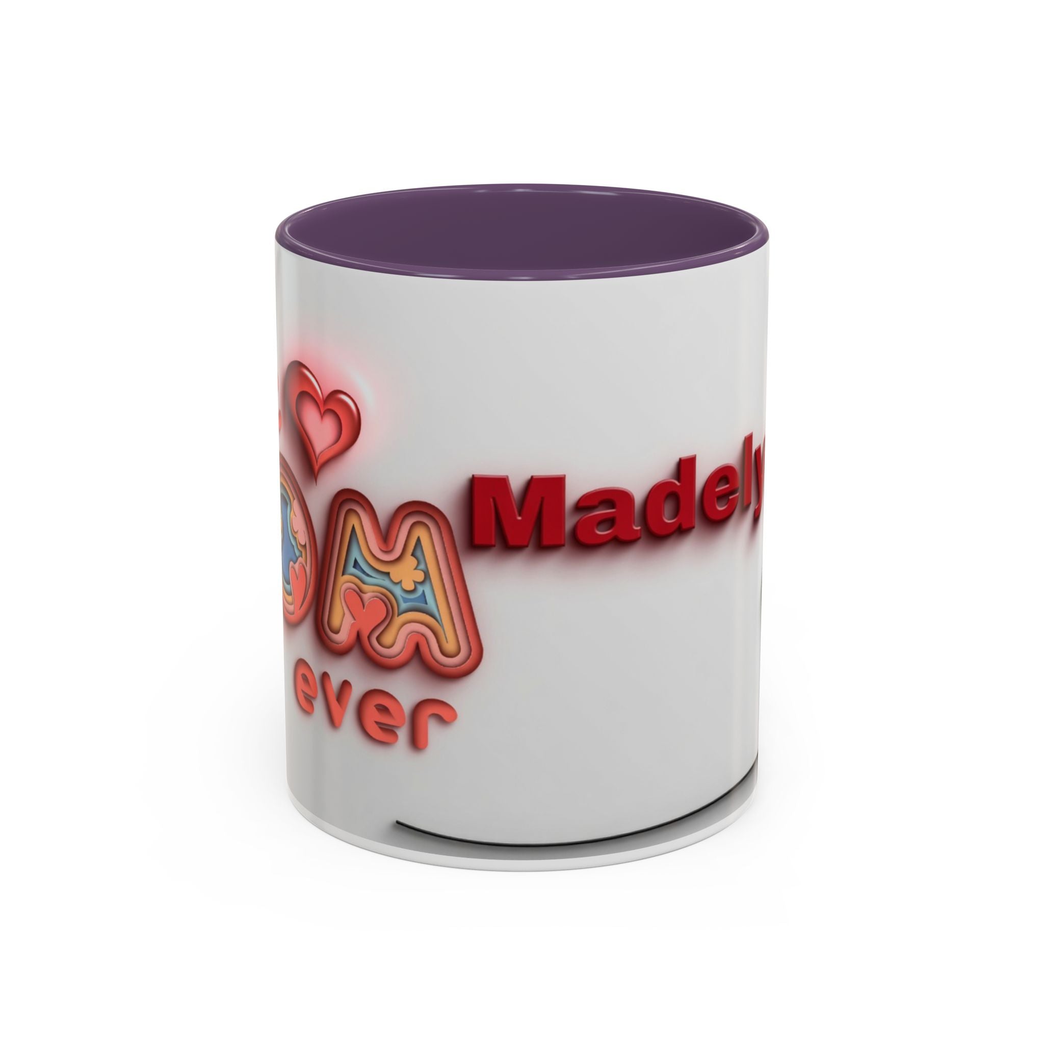 Custom Accent Coffee Mug - Perfect Gift for Moms, Personalized Mug, Valentines Day Gift, Unique Coffee Cup, Mother's Day