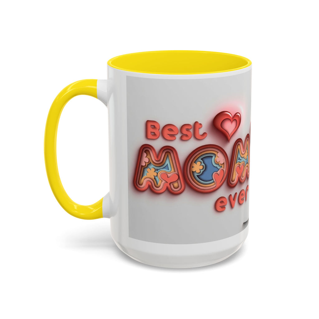 Custom Accent Coffee Mug - Perfect Gift for Moms, Personalized Mug, Valentines Day Gift, Unique Coffee Cup, Mother's Day