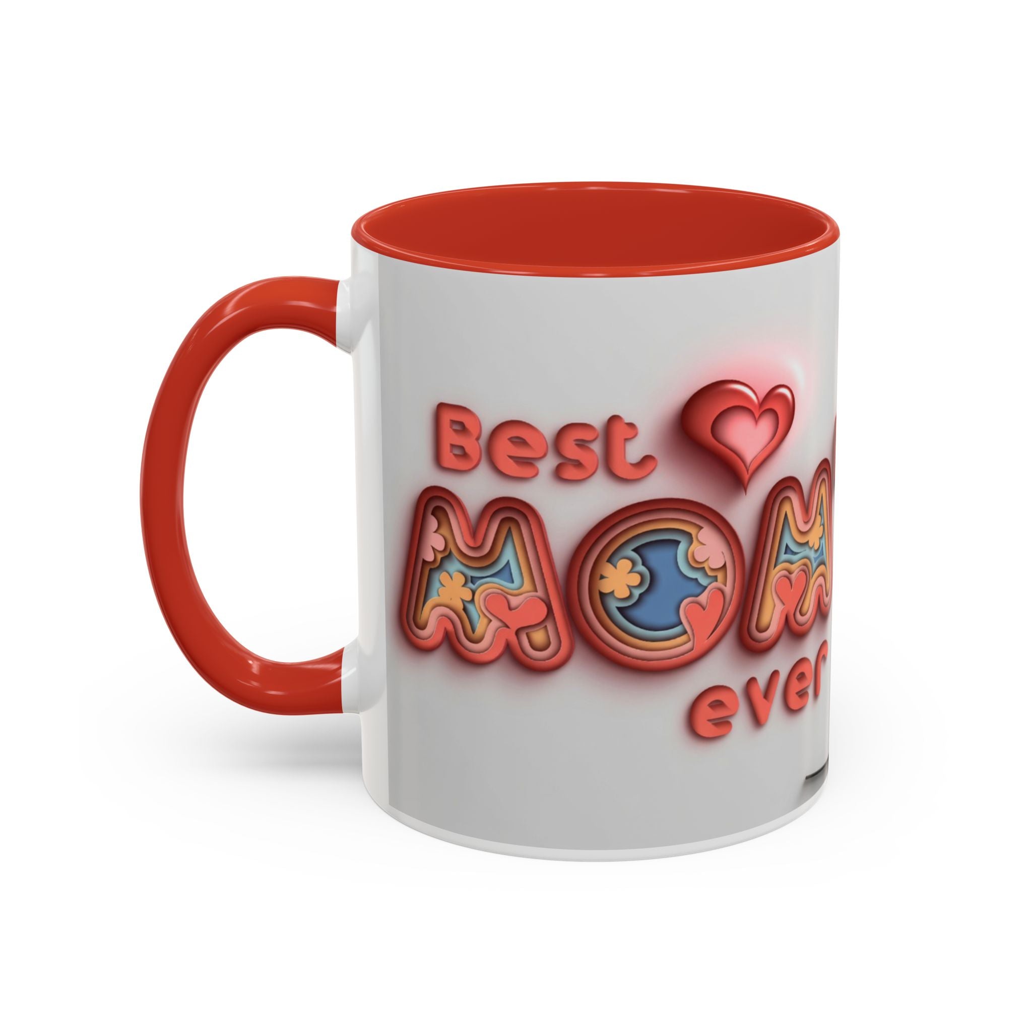 Custom Accent Coffee Mug - Perfect Gift for Moms, Personalized Mug, Valentines Day Gift, Unique Coffee Cup, Mother's Day