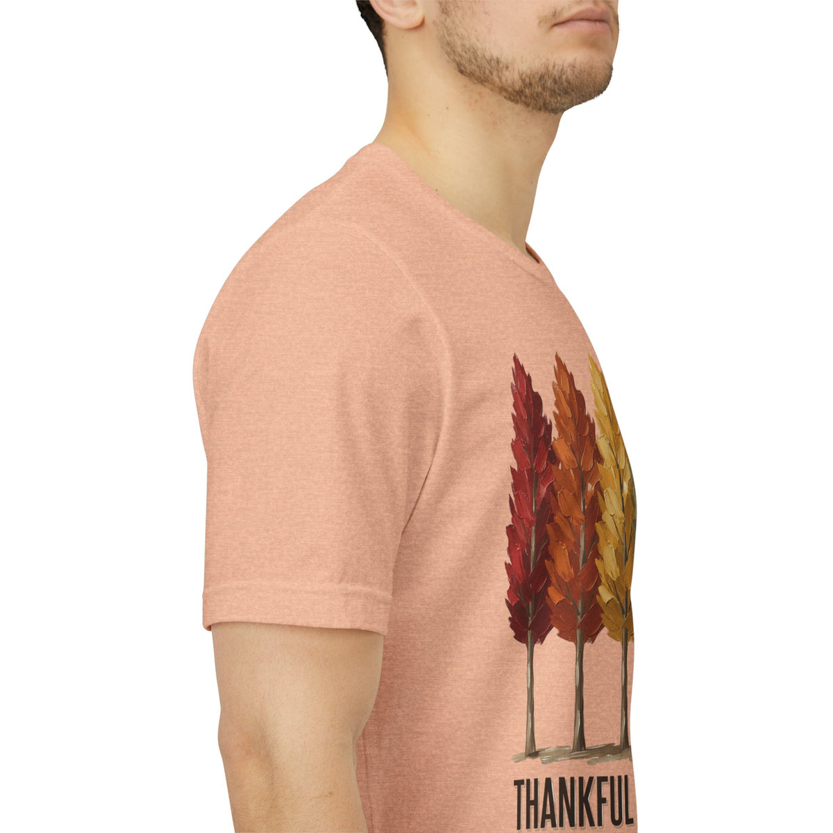 Thankful Season Autumn Trees T-Shirt | Thanksgiving Fall Tee
