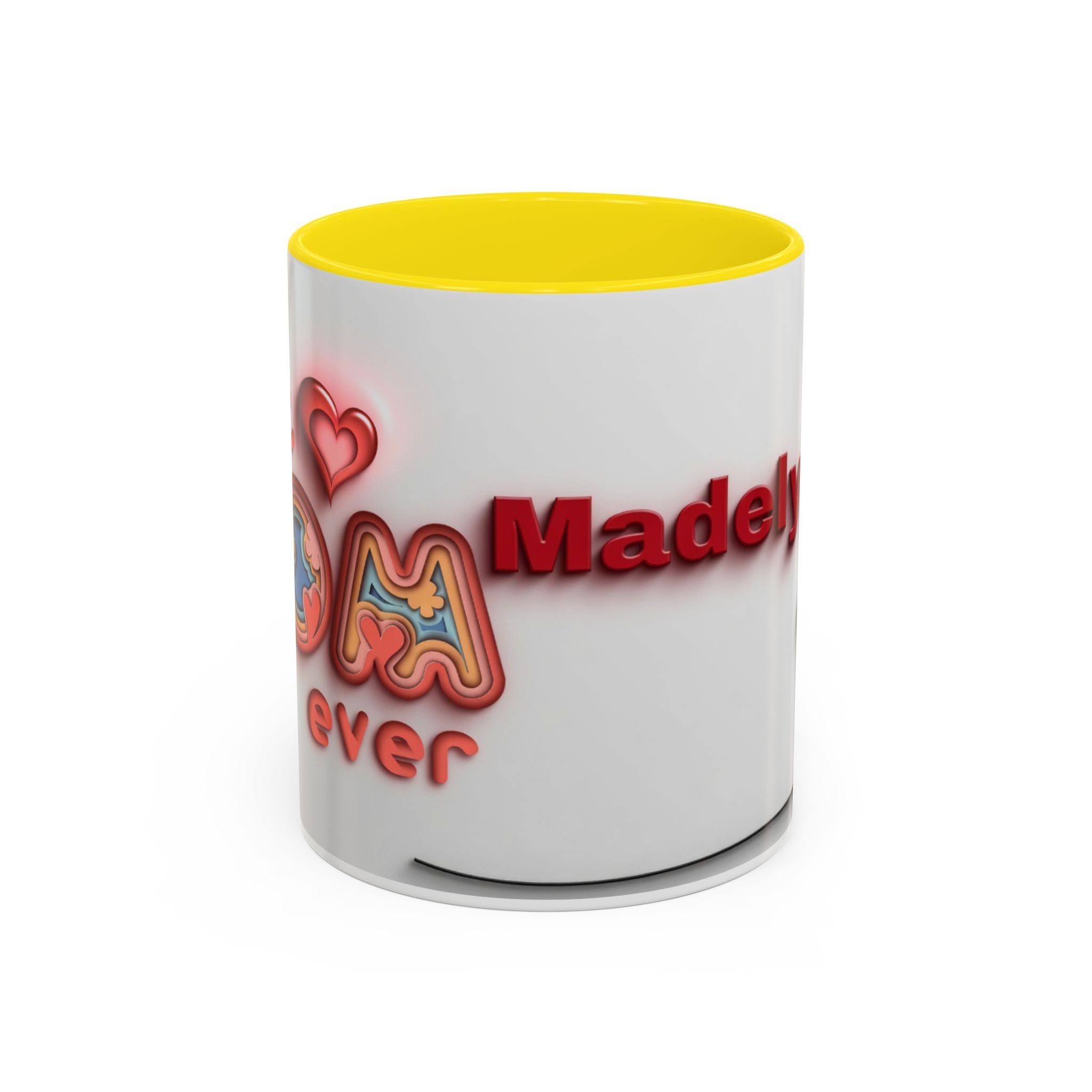 Custom Accent Coffee Mug - Perfect Gift for Moms, Personalized Mug, Valentines Day Gift, Unique Coffee Cup, Mother's Day