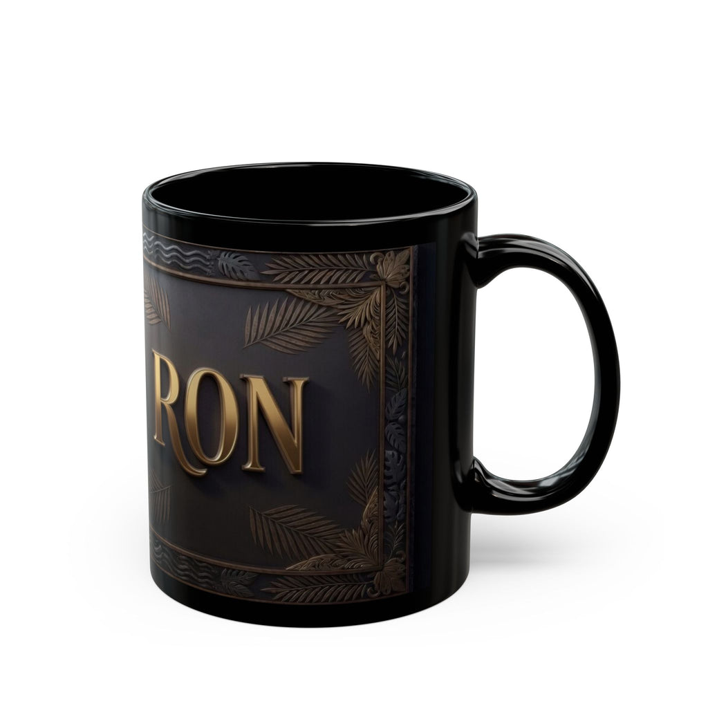Tropical Chevrolet Logo Mug | Black Ceramic Coffee Mug