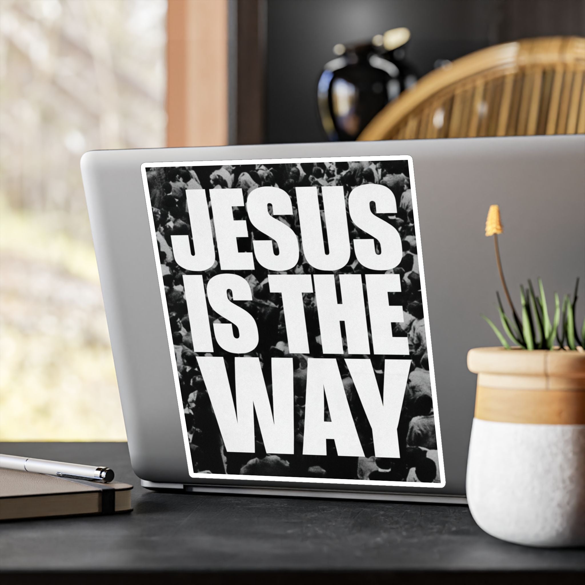 Jesus Is the Way Vinyl Decal — Inspirational Christian Sticker