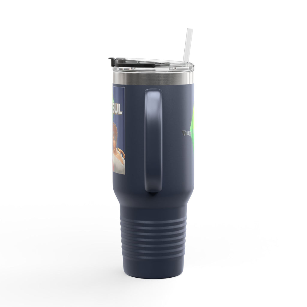 Sims Insulated Travel Mug, 40oz - Cozy & Stylish Gift for Travelers, Coffee Lovers - Large Hot Beverage Container, Thermal Cup, Portable Tea