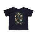 Infant Tee — Personalized 'Baby Ramon' Moon & Hot Air Balloon Night Sky Design