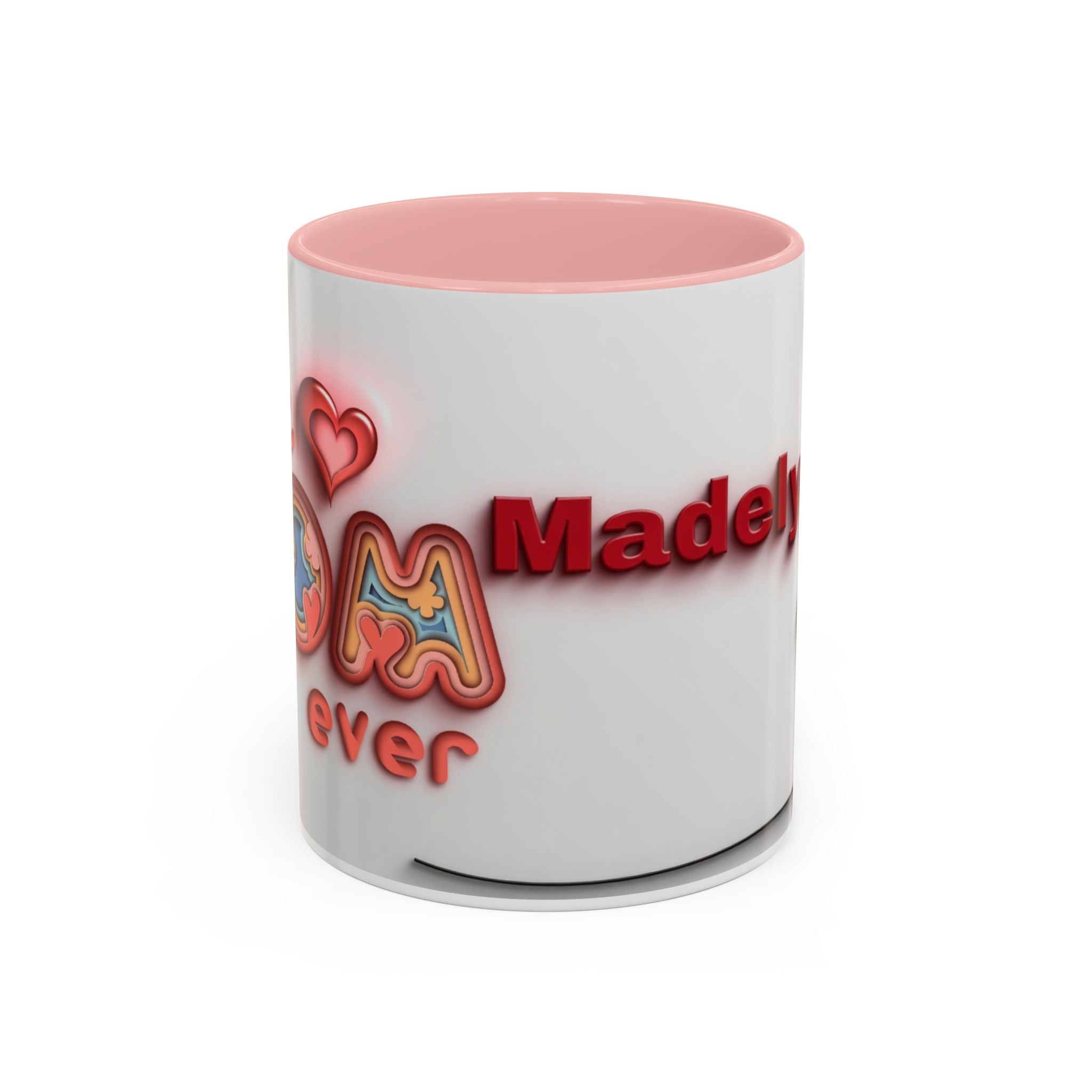 Custom Accent Coffee Mug - Perfect Gift for Moms, Personalized Mug, Valentines Day Gift, Unique Coffee Cup, Mother's Day