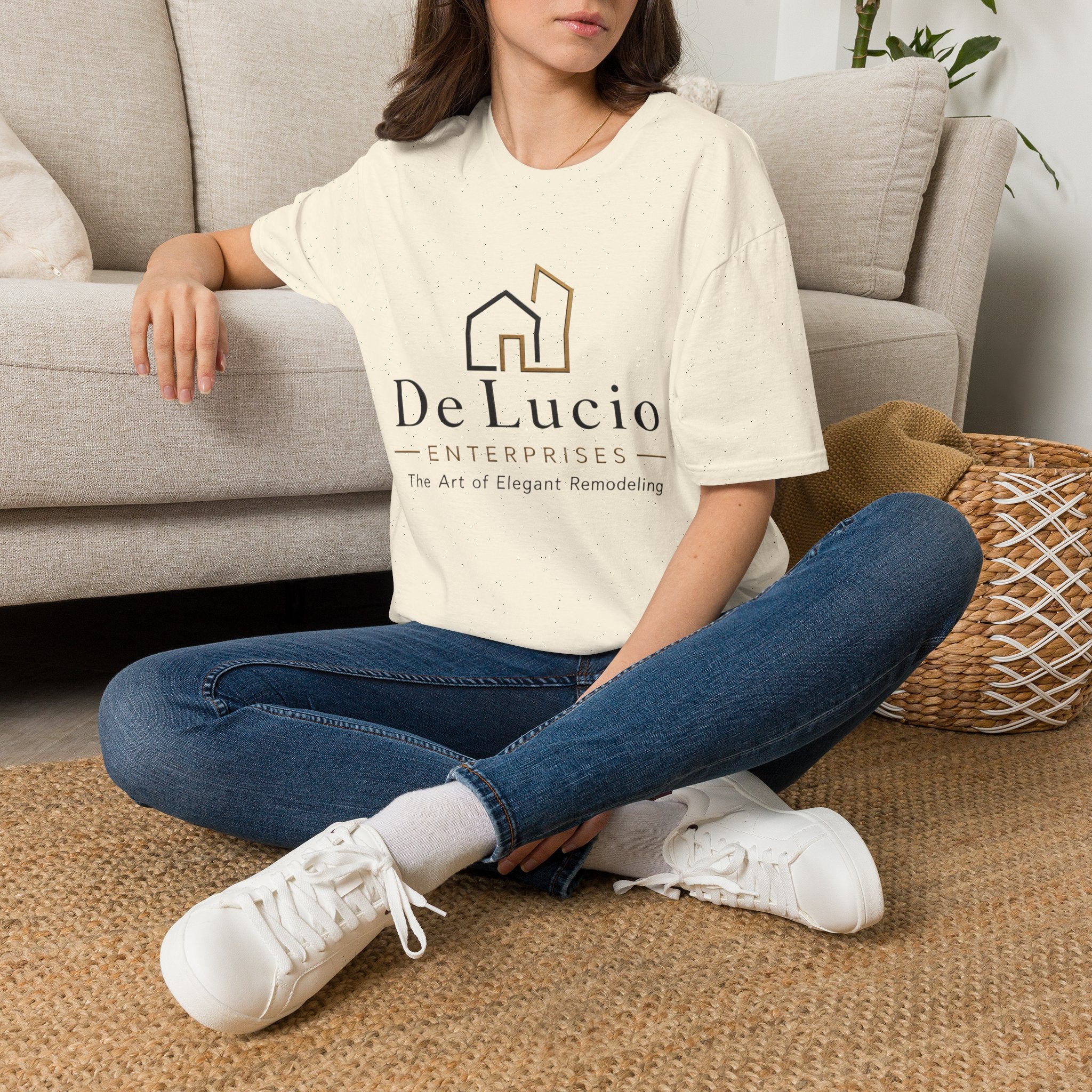 De Lucio Enterprises Logo T-Shirt | Business Branding Tee