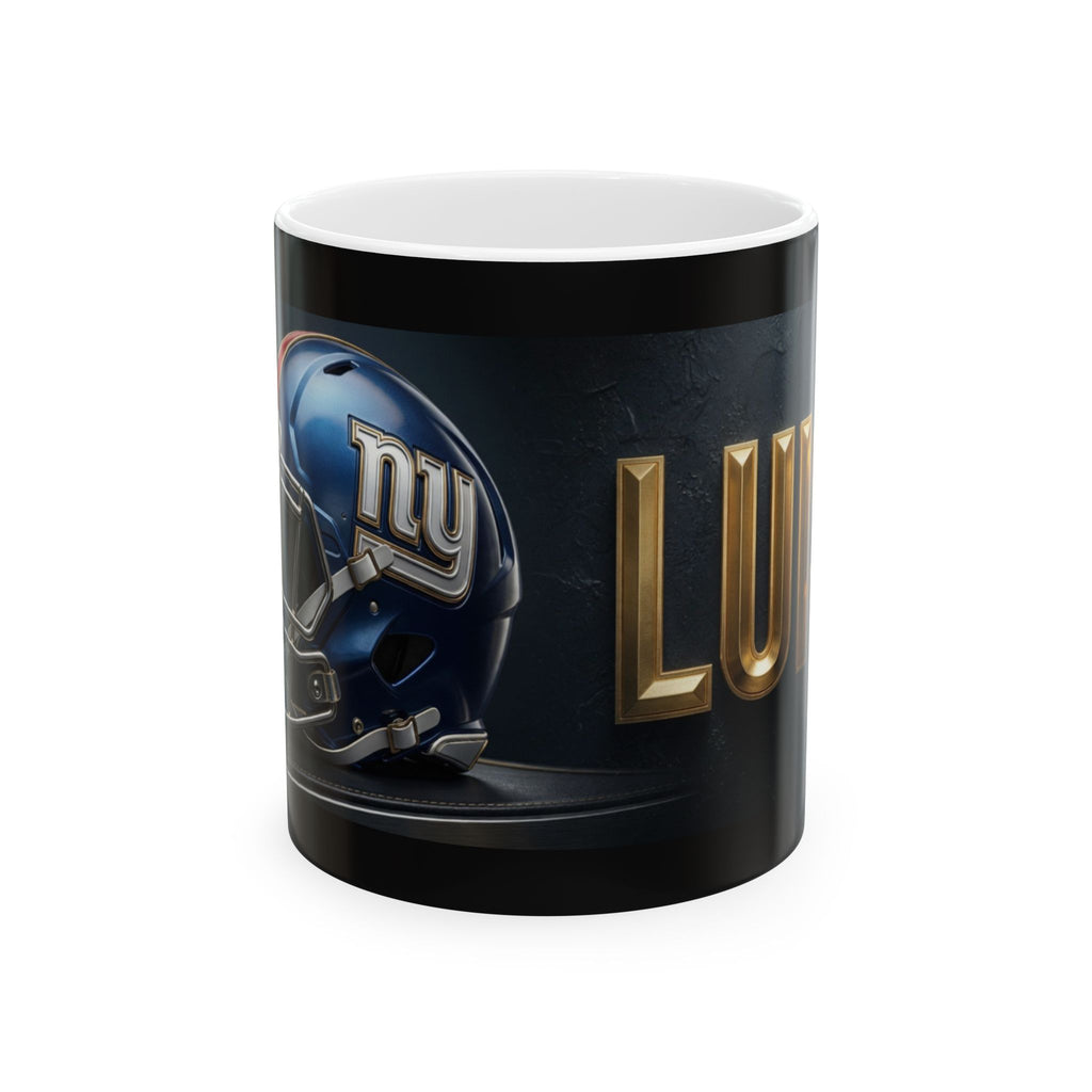 New York Football Helmet Mug | Ceramic Coffee Cup, 11oz or 15oz