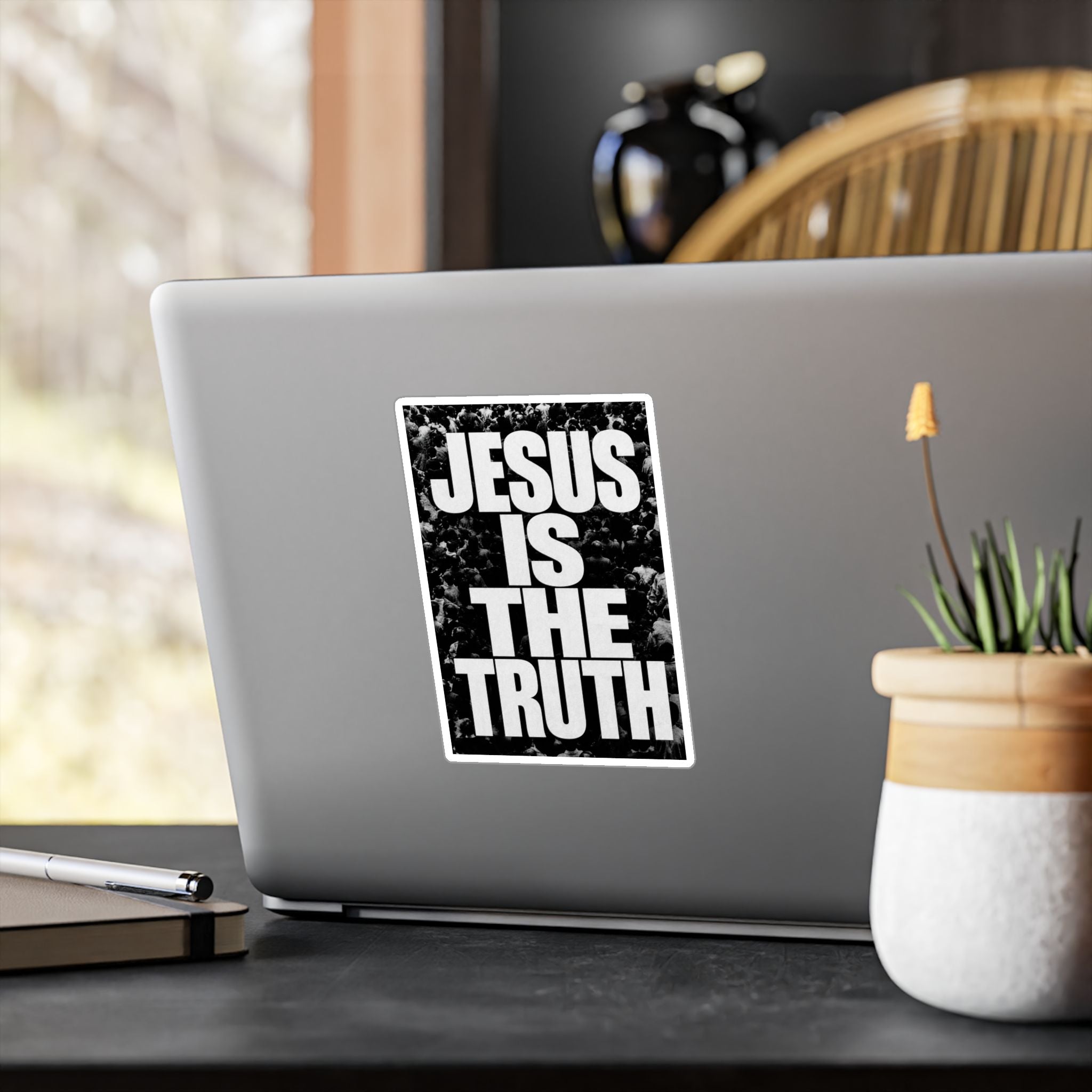 Jesus Is The Truth Vinyl Sticker — Bold Christian Faith Decal (Kiss-Cut)