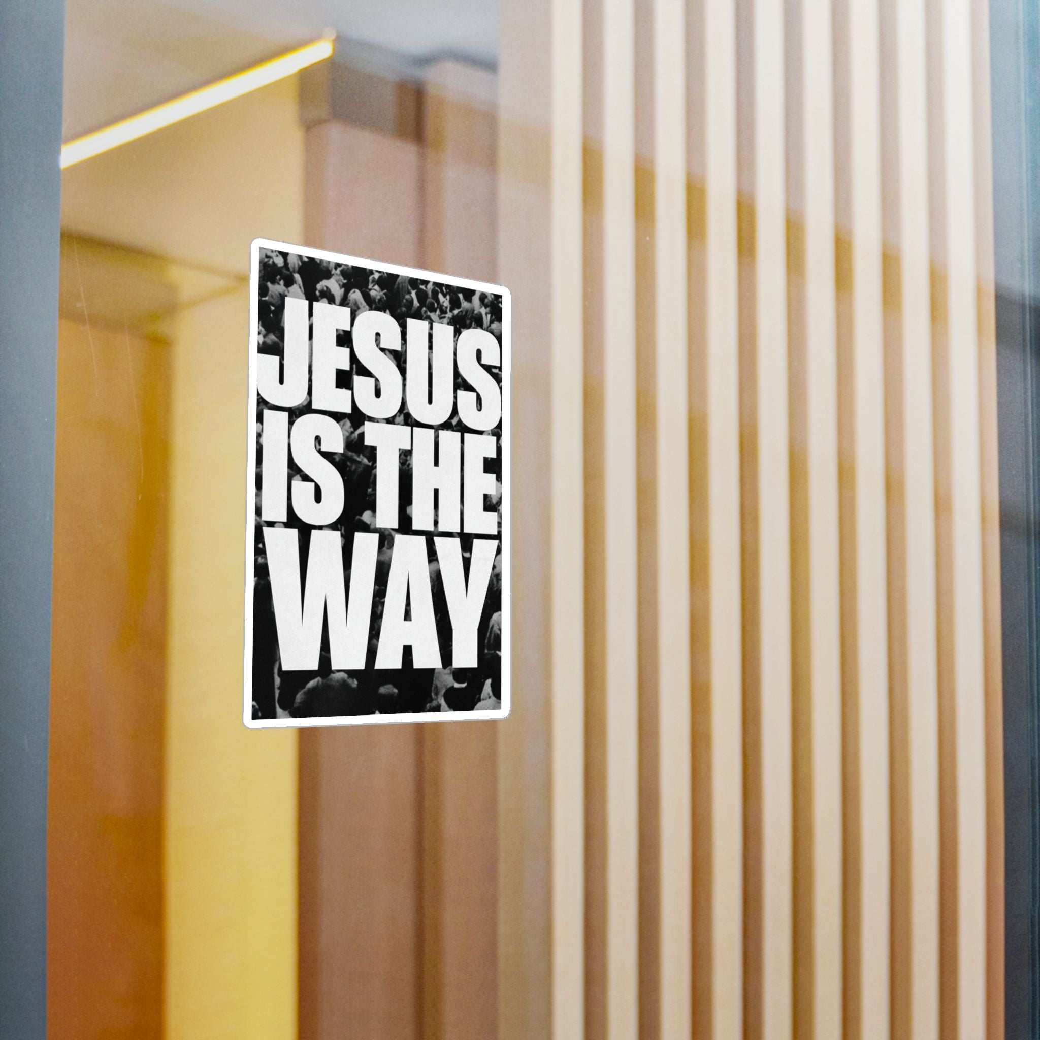 Jesus Is the Way Vinyl Decal — Inspirational Christian Sticker