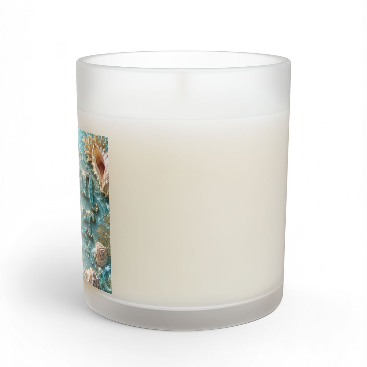 Ocean Water Scented Candle — 11oz Glass Jar (Beach Seashell Coastal Vibe)
