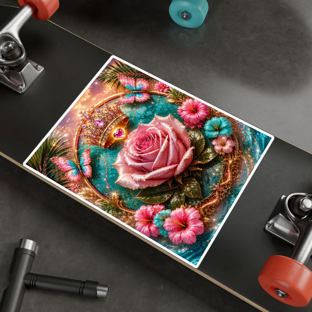 Royal Rose Kiss-Cut Vinyl Sticker