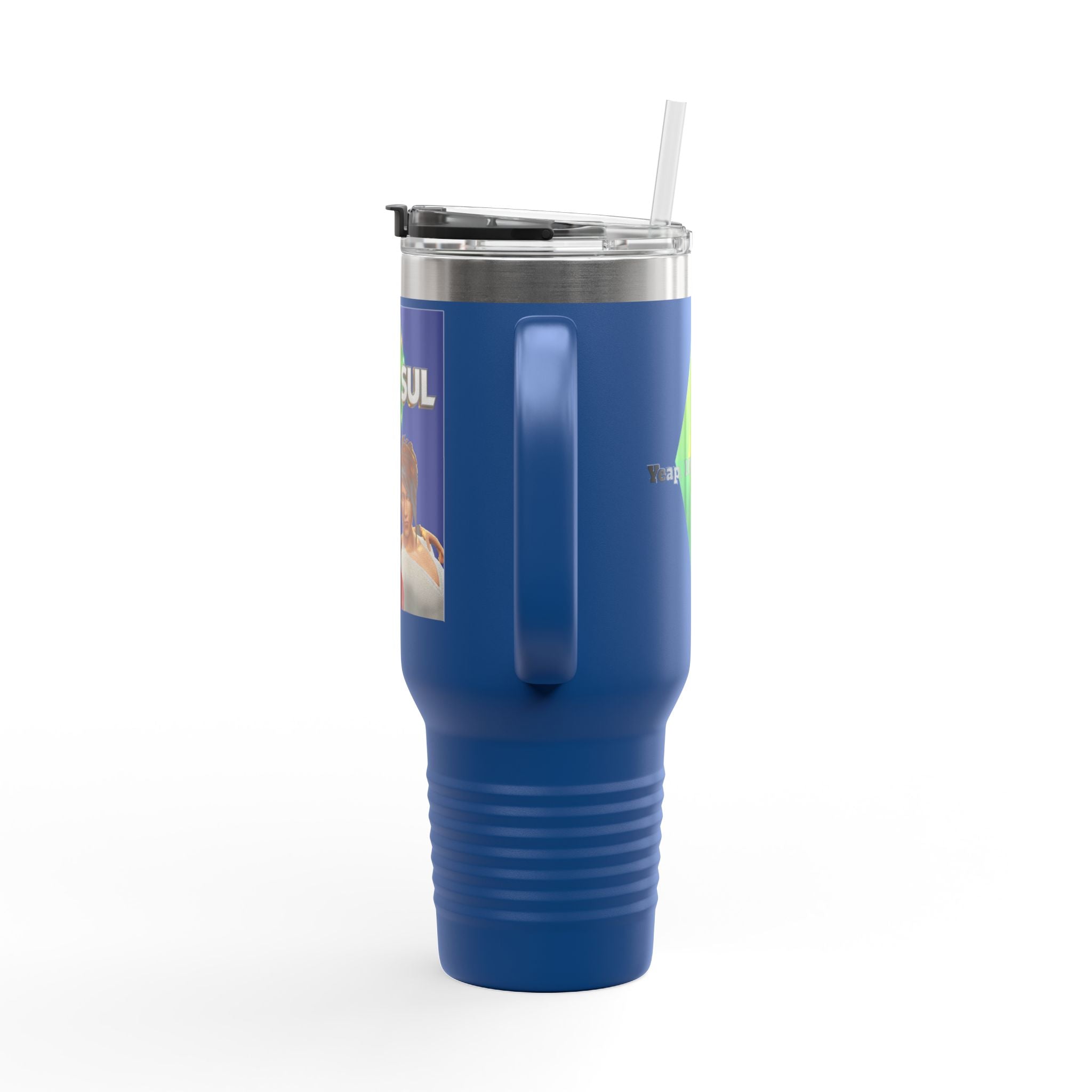 Sims Insulated Travel Mug, 40oz - Cozy & Stylish Gift for Travelers, Coffee Lovers - Large Hot Beverage Container, Thermal Cup, Portable Tea