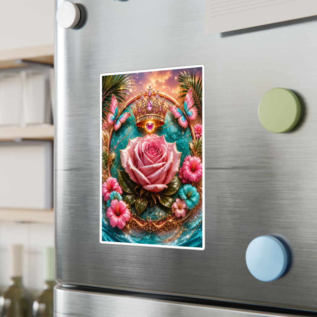 Royal Rose Kiss-Cut Vinyl Sticker