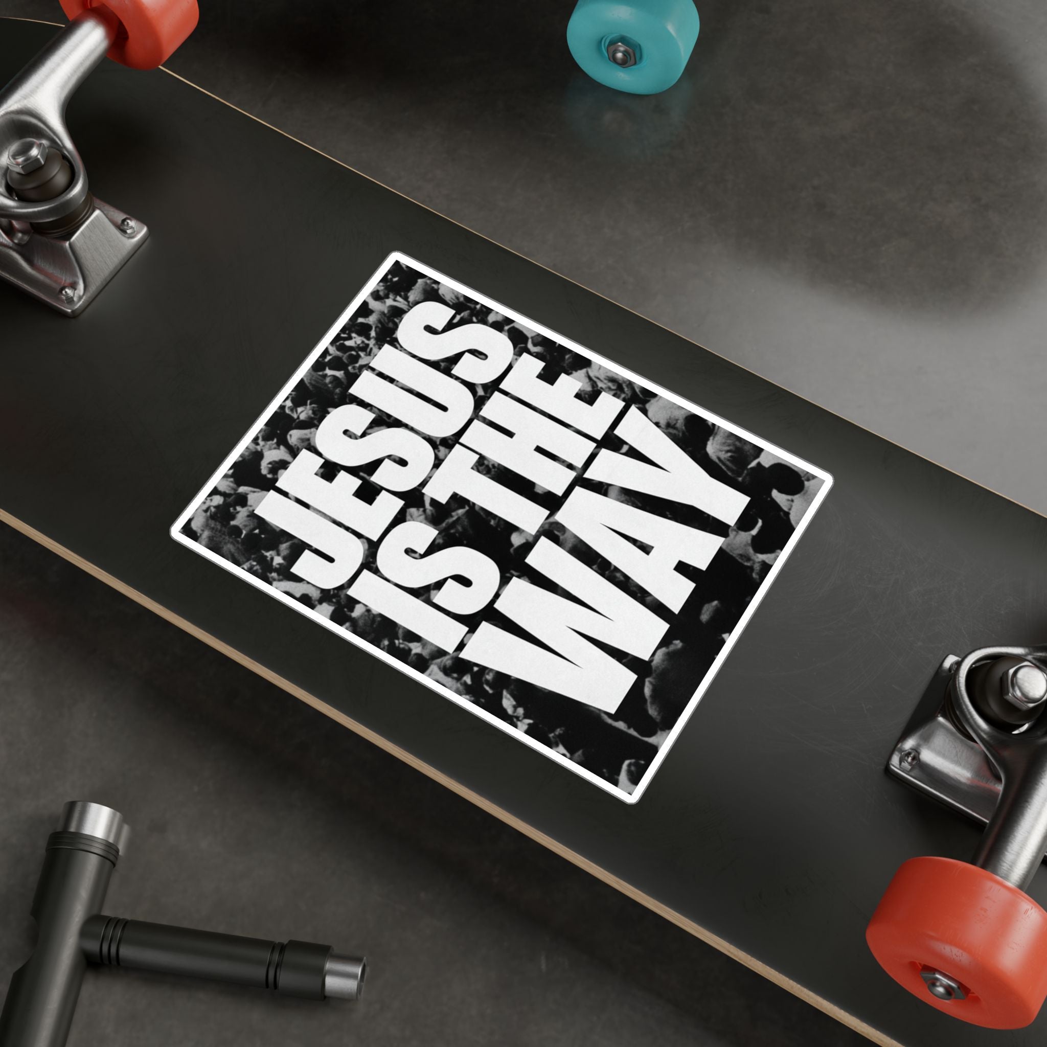 Jesus Is the Way Vinyl Decal — Inspirational Christian Sticker