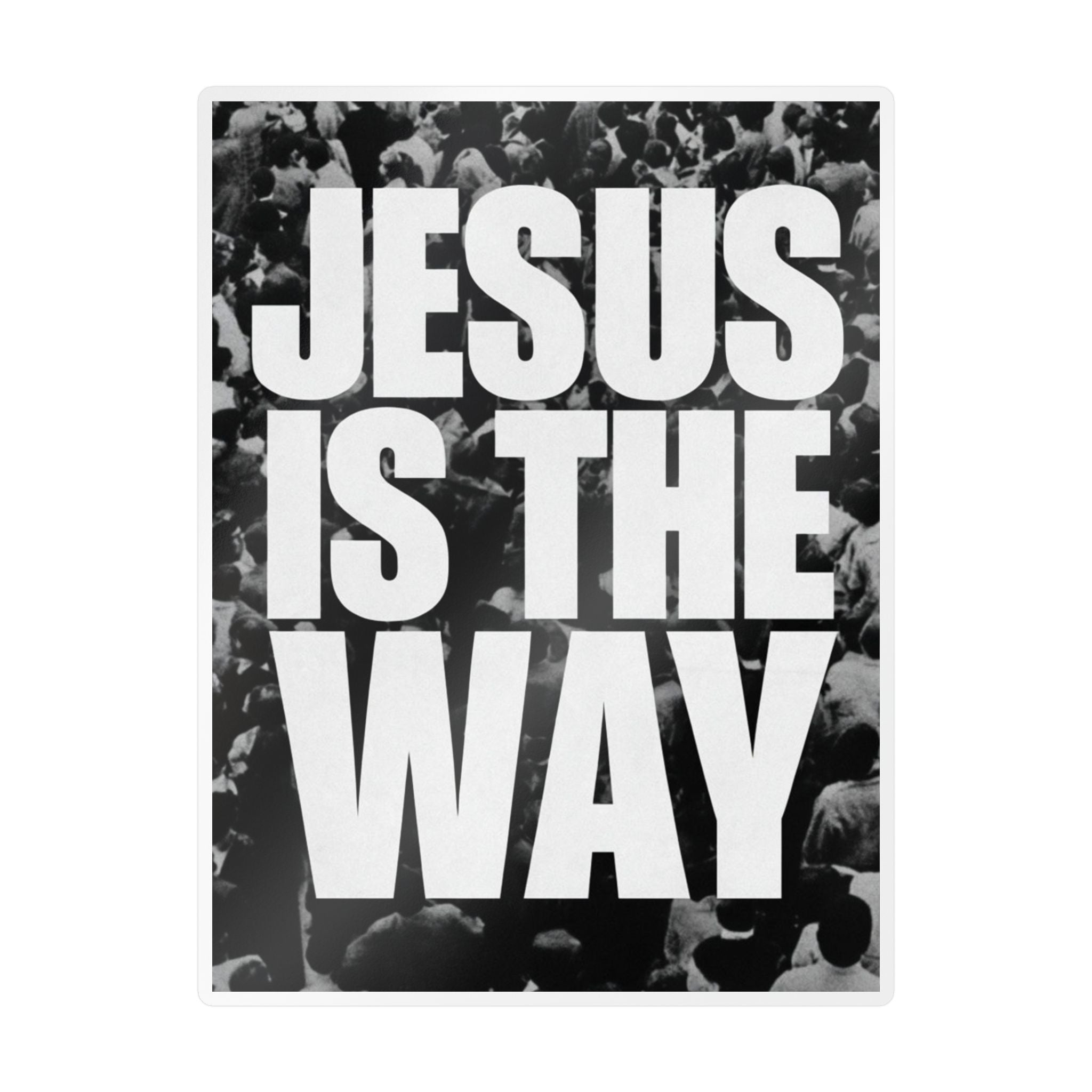 Jesus Is the Way Vinyl Decal — Inspirational Christian Sticker