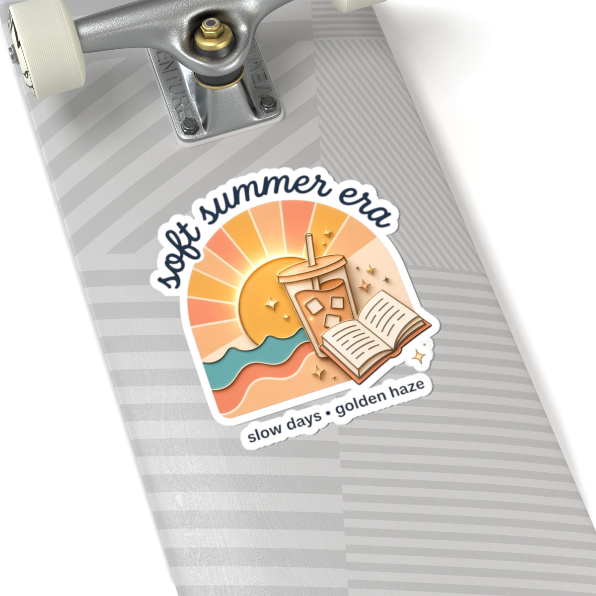 Soft Summer Era™ Kiss-Cut Vinyl Sticker | Pastel Coastal Summer Aesthetic