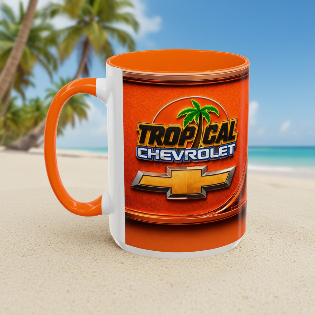 Personalized Karina Coffee Mug – Red Accent Ceramic Mug (11/15oz)