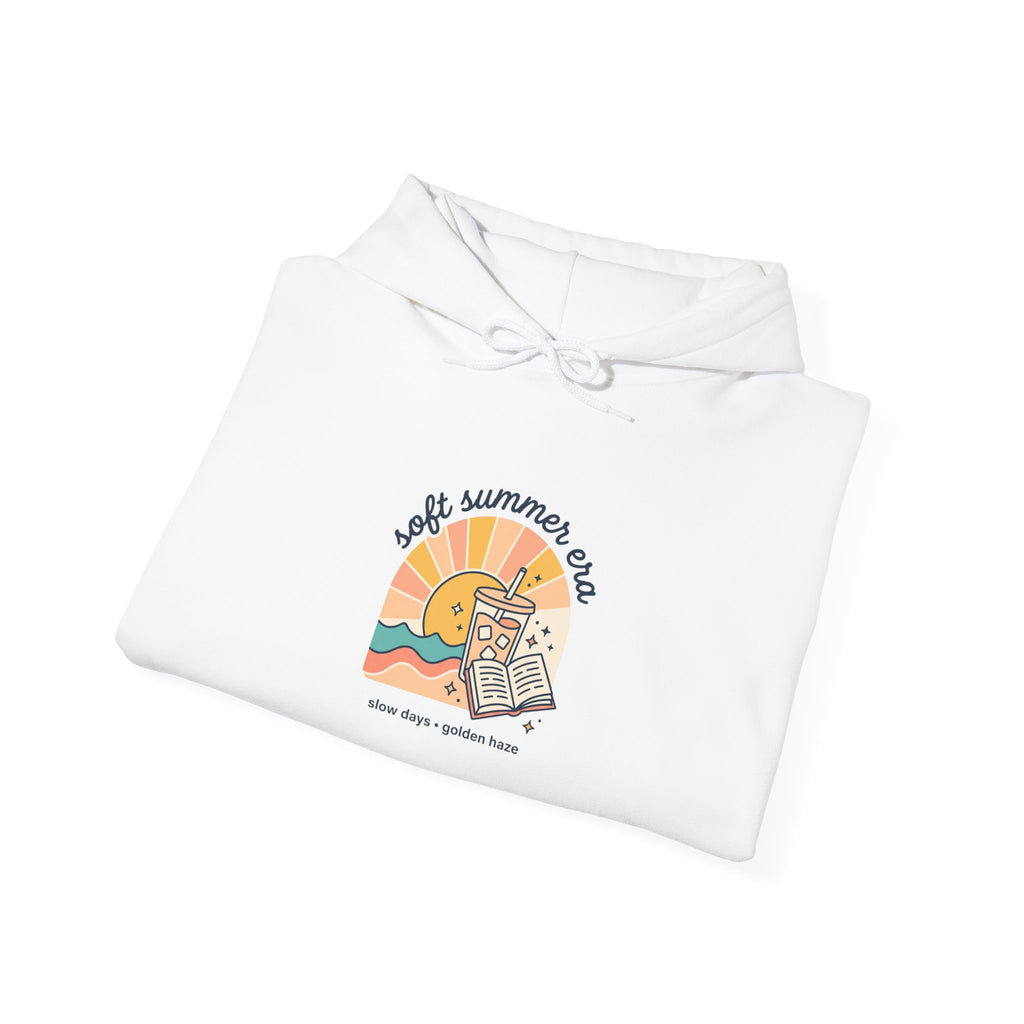 Sunny Retro Beach Scene Hoodie | summer aesthetic, coastal vibes