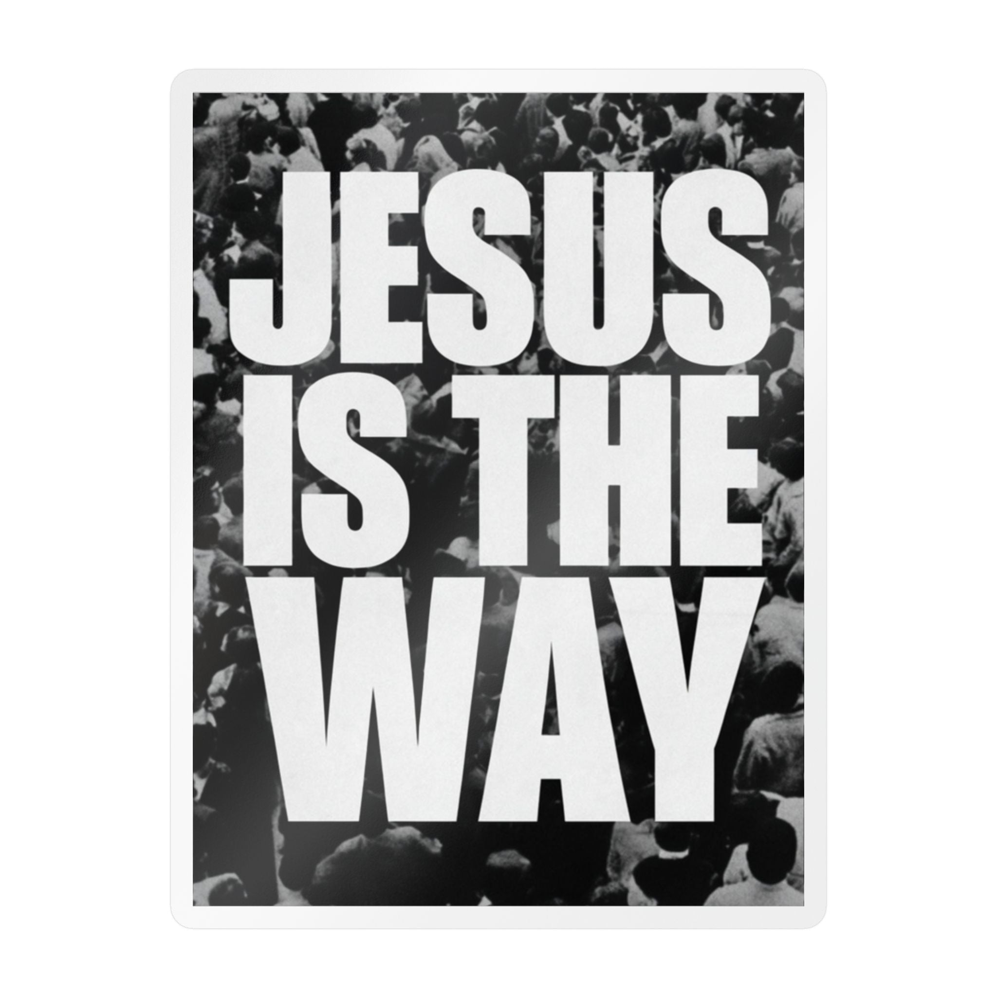 Jesus Is the Way Vinyl Decal — Inspirational Christian Sticker