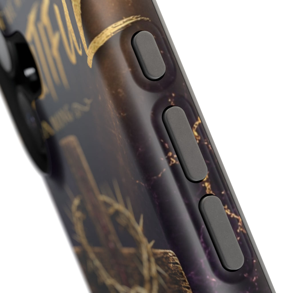 Christian Cross Magnetic Impact-Resistant Phone Case — "Beloved Most Beautiful" Scripture Design