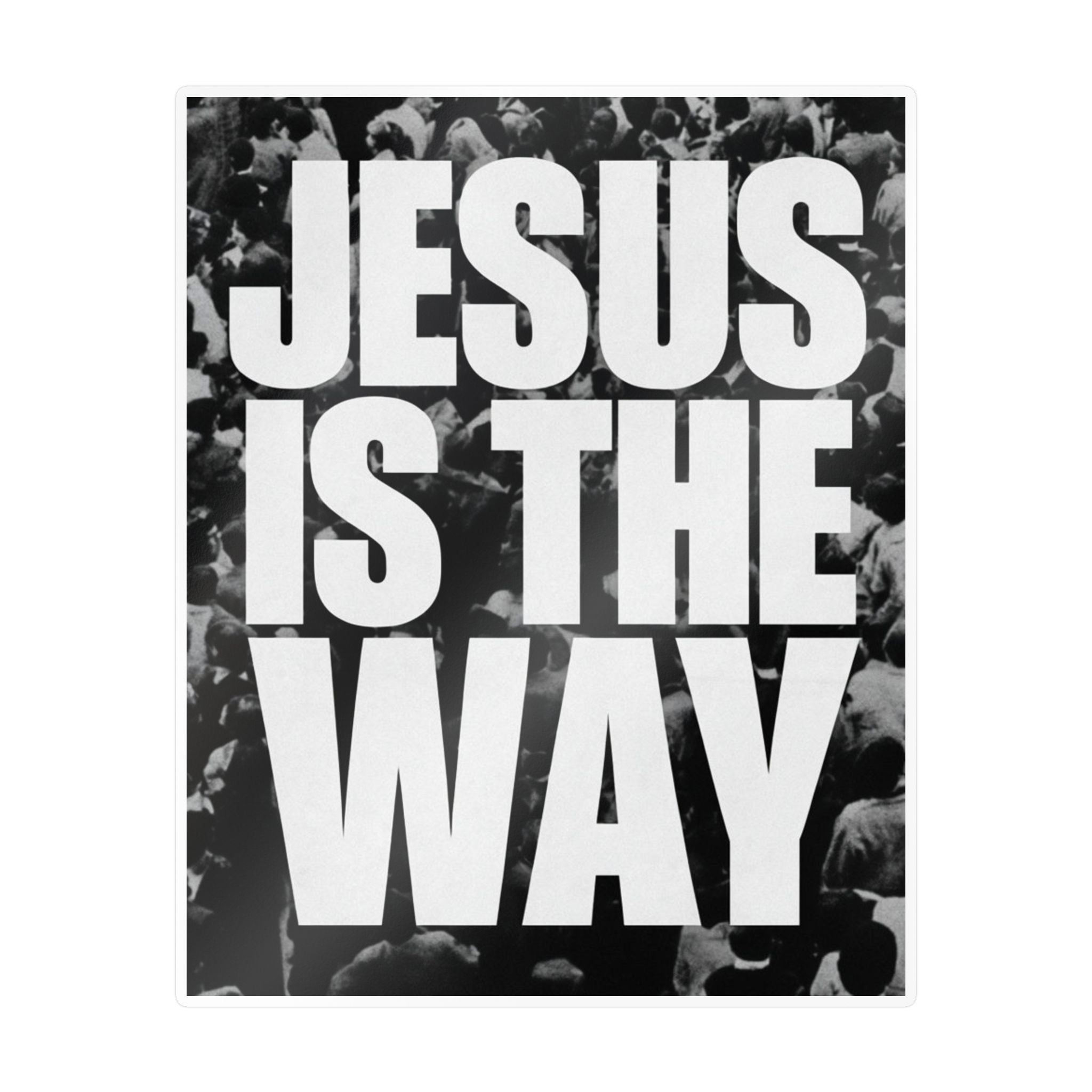 Jesus Is the Way Vinyl Decal — Inspirational Christian Sticker