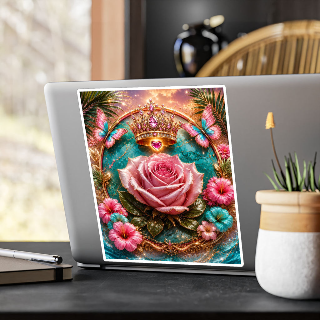 Royal Rose Kiss-Cut Vinyl Sticker