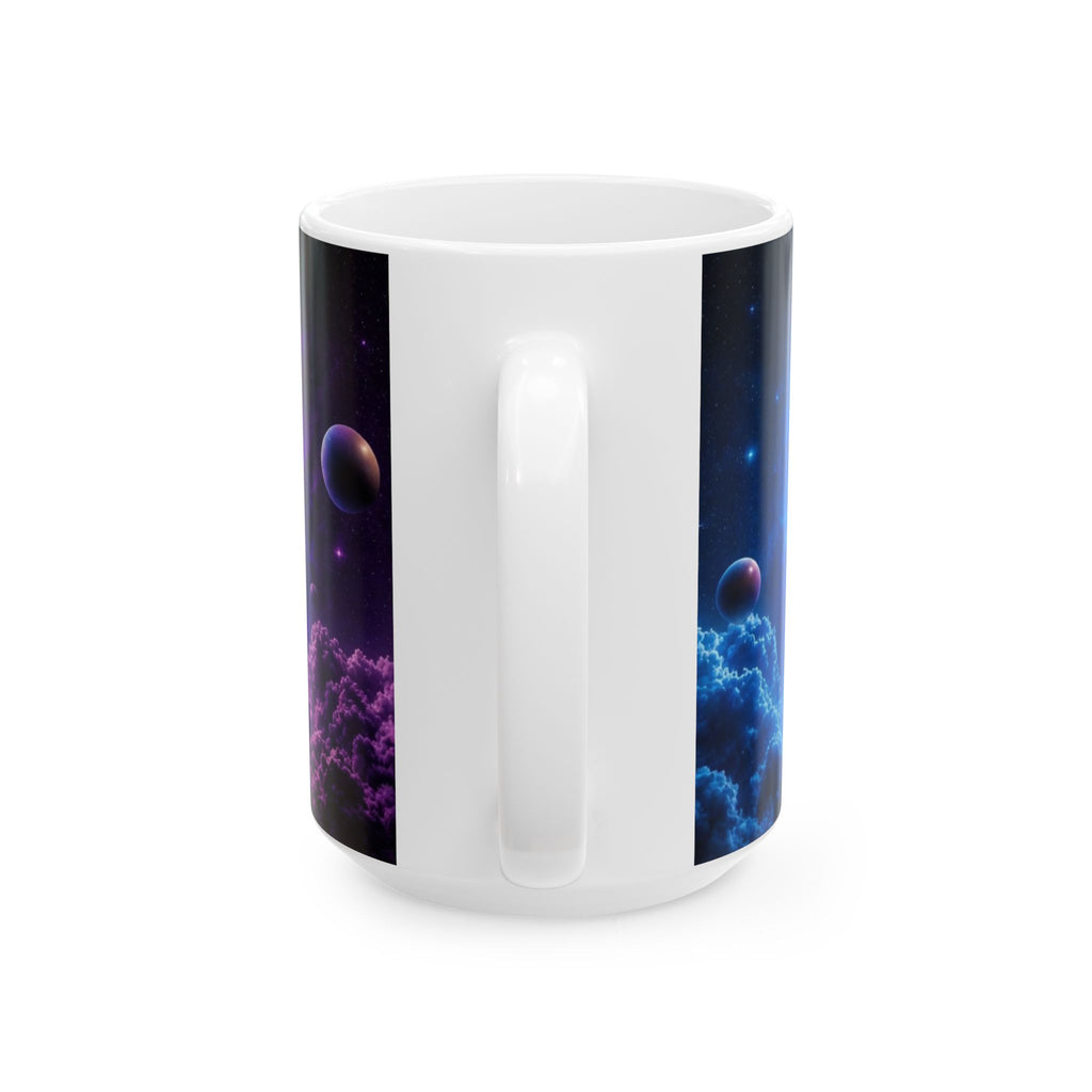 Neon Cloud Photo Mug | Ceramic Photo Frame Mug