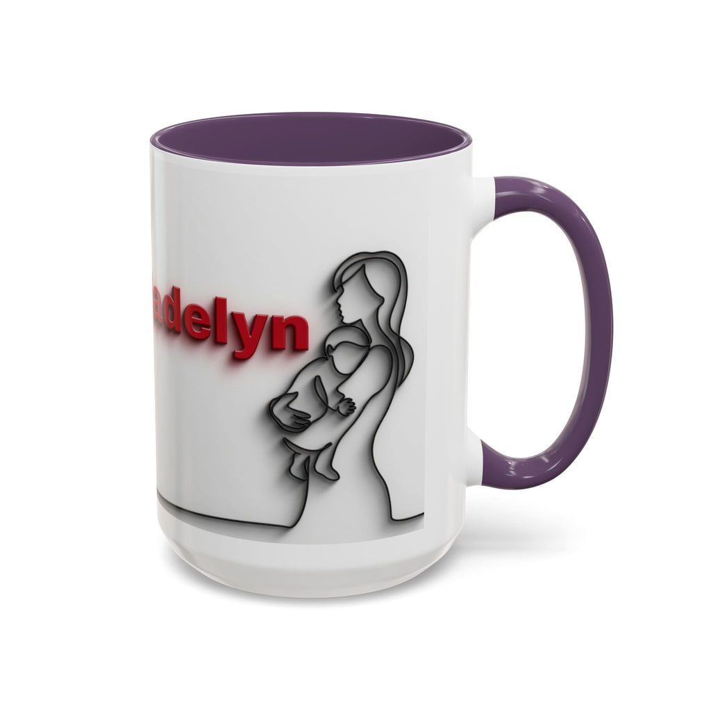 Custom Accent Coffee Mug - Perfect Gift for Moms, Personalized Mug, Valentines Day Gift, Unique Coffee Cup, Mother's Day