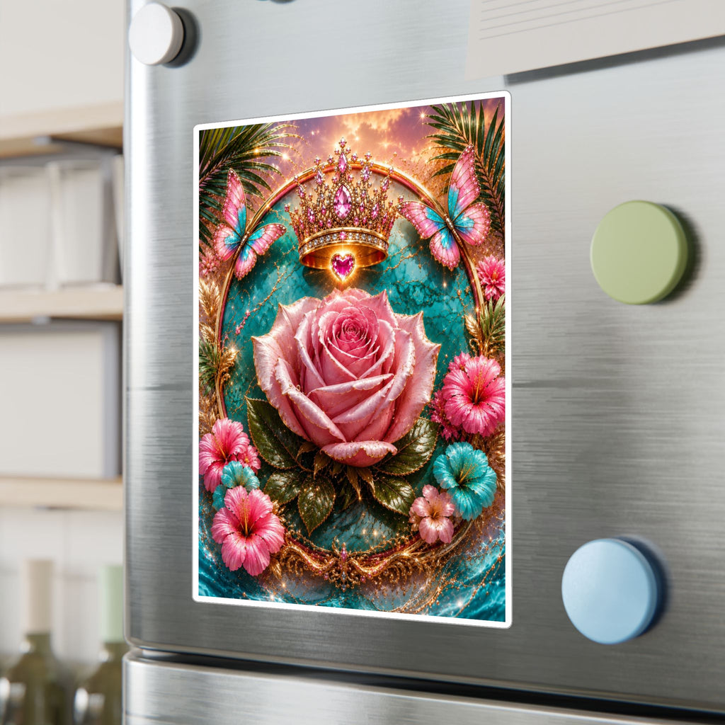 Royal Rose Kiss-Cut Vinyl Sticker