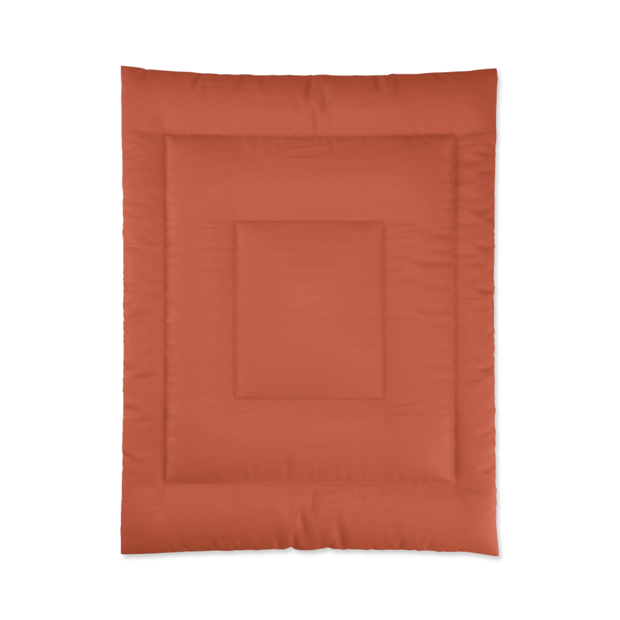 Solid Terracotta Comforter – Cozy Minimal Bedroom Bedding