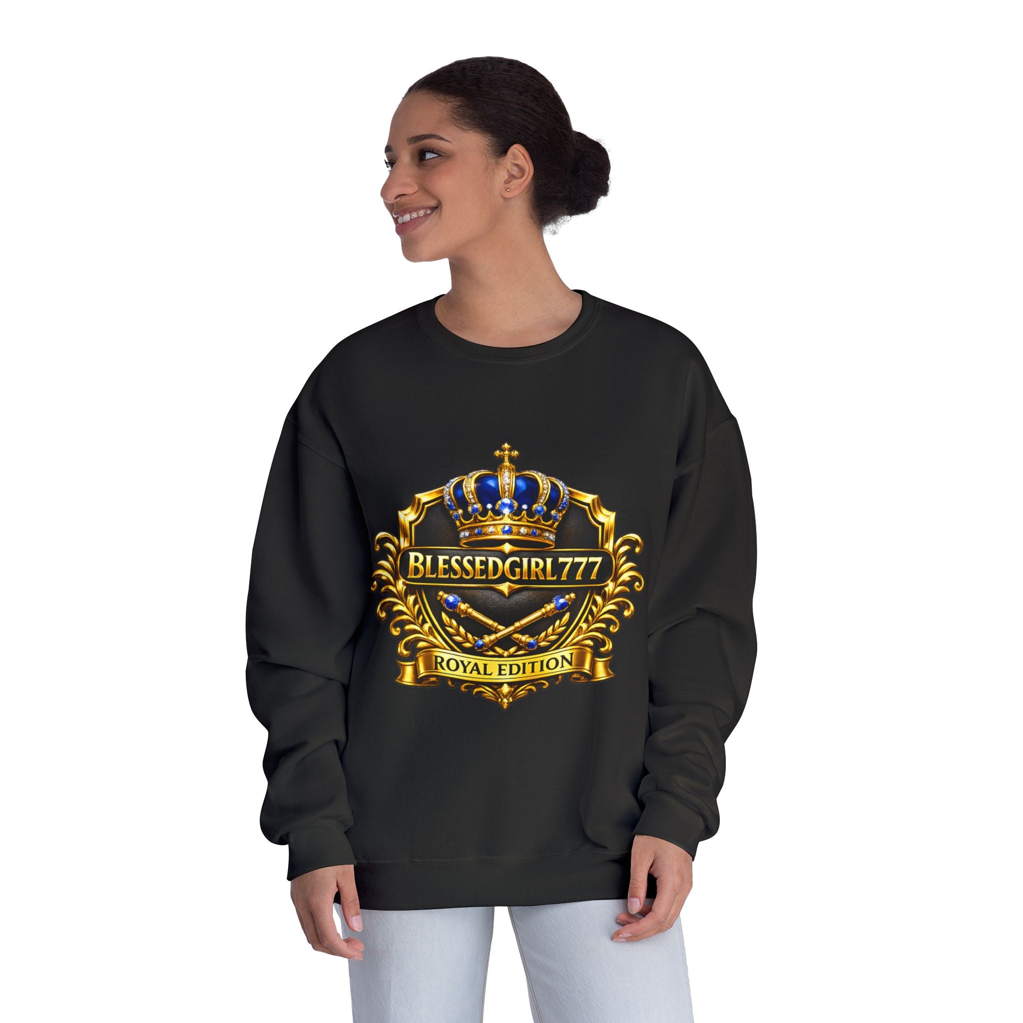 BlessedGirl777 Royal Edition Crewneck Sweatshirt