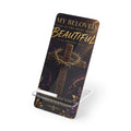 Christian Cross Phone Stand — "My Beloved is the Most Beautiful" Mobile Display Stand