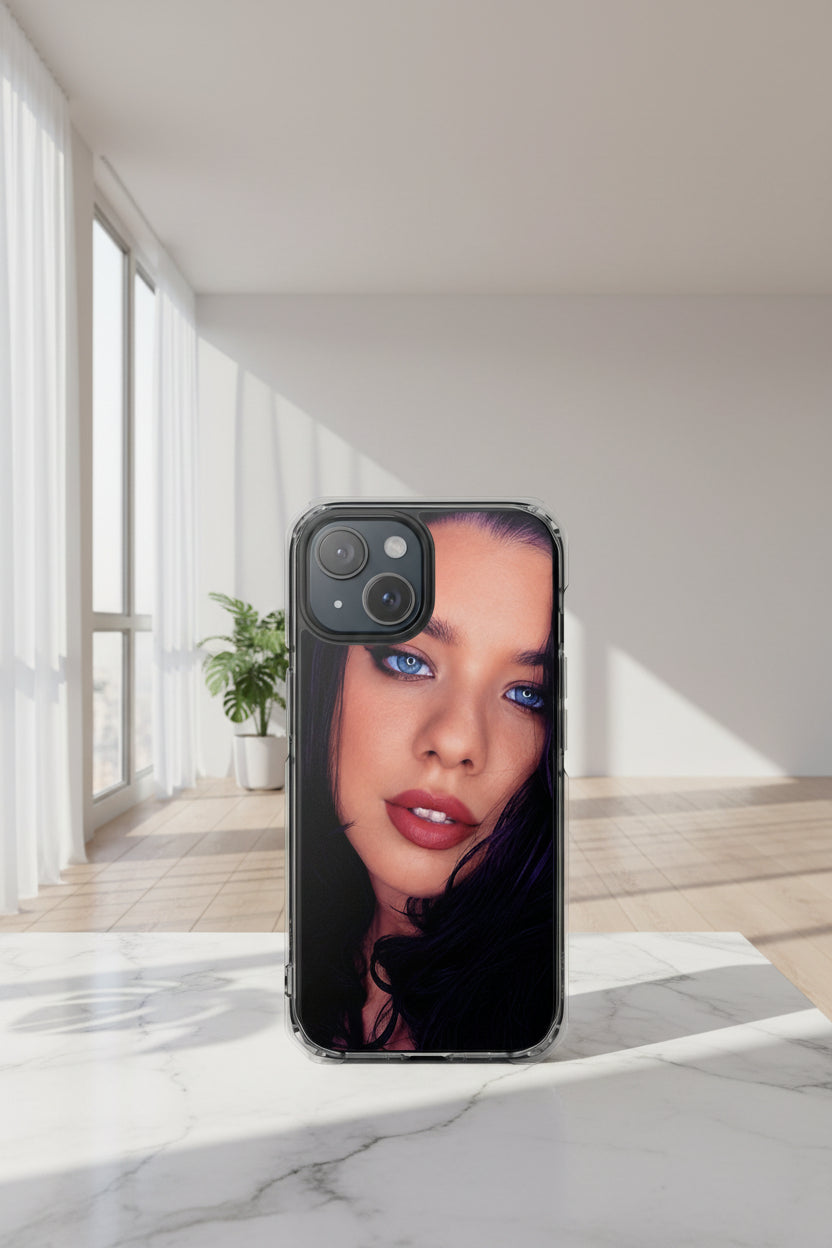 Photoreal Portrait Phone Case | Clear Impact Case
