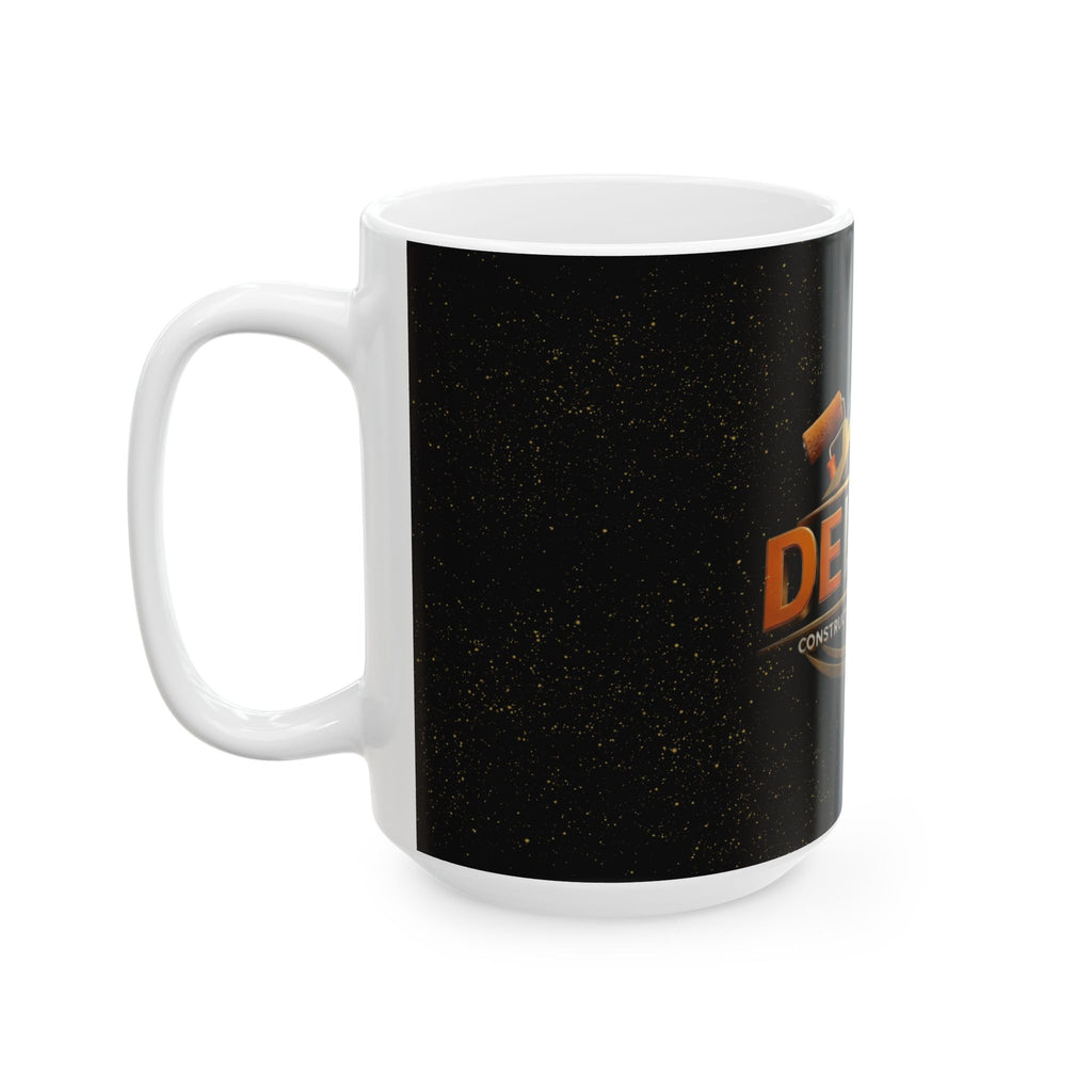DeLucio Construction & Remodeling Logo Mug | Ceramic Coffee Cup
