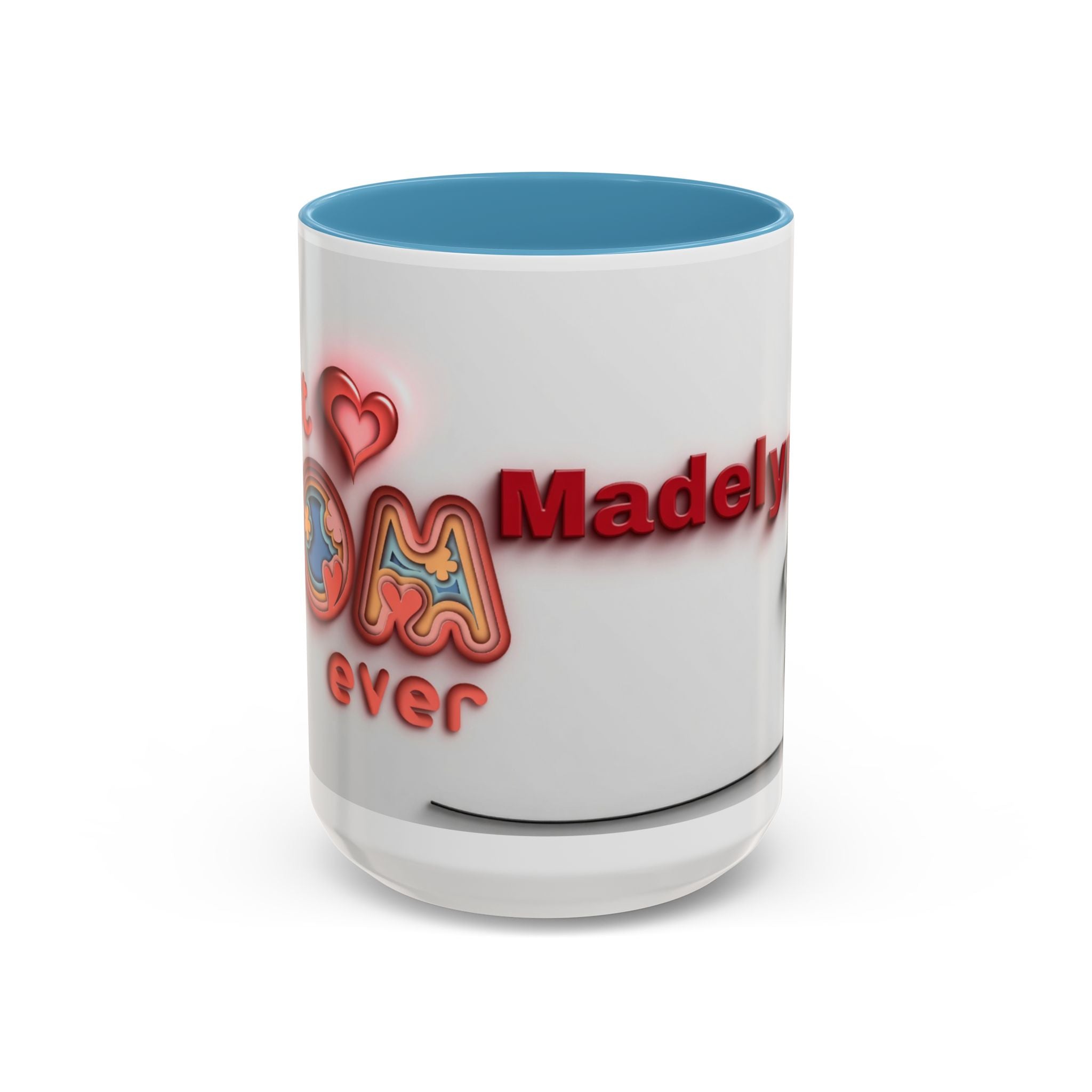 Custom Accent Coffee Mug - Perfect Gift for Moms, Personalized Mug, Valentines Day Gift, Unique Coffee Cup, Mother's Day