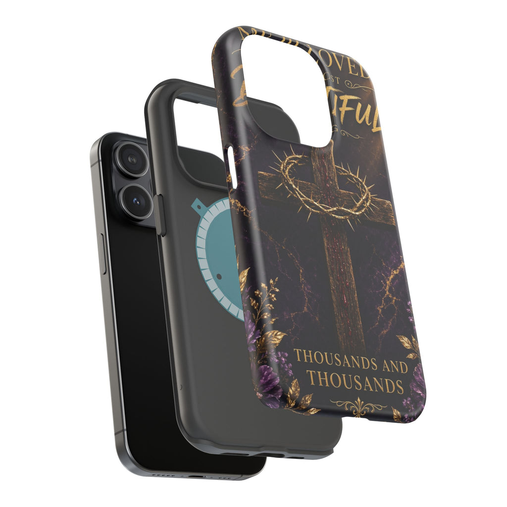 Christian Cross Magnetic Impact-Resistant Phone Case — "Beloved Most Beautiful" Scripture Design