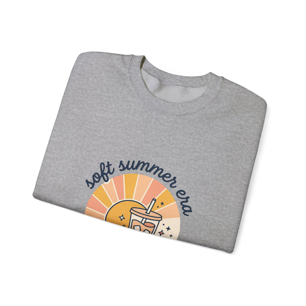 soft summer tea sweatshirt | summer aesthetic, pastel coastal vibes