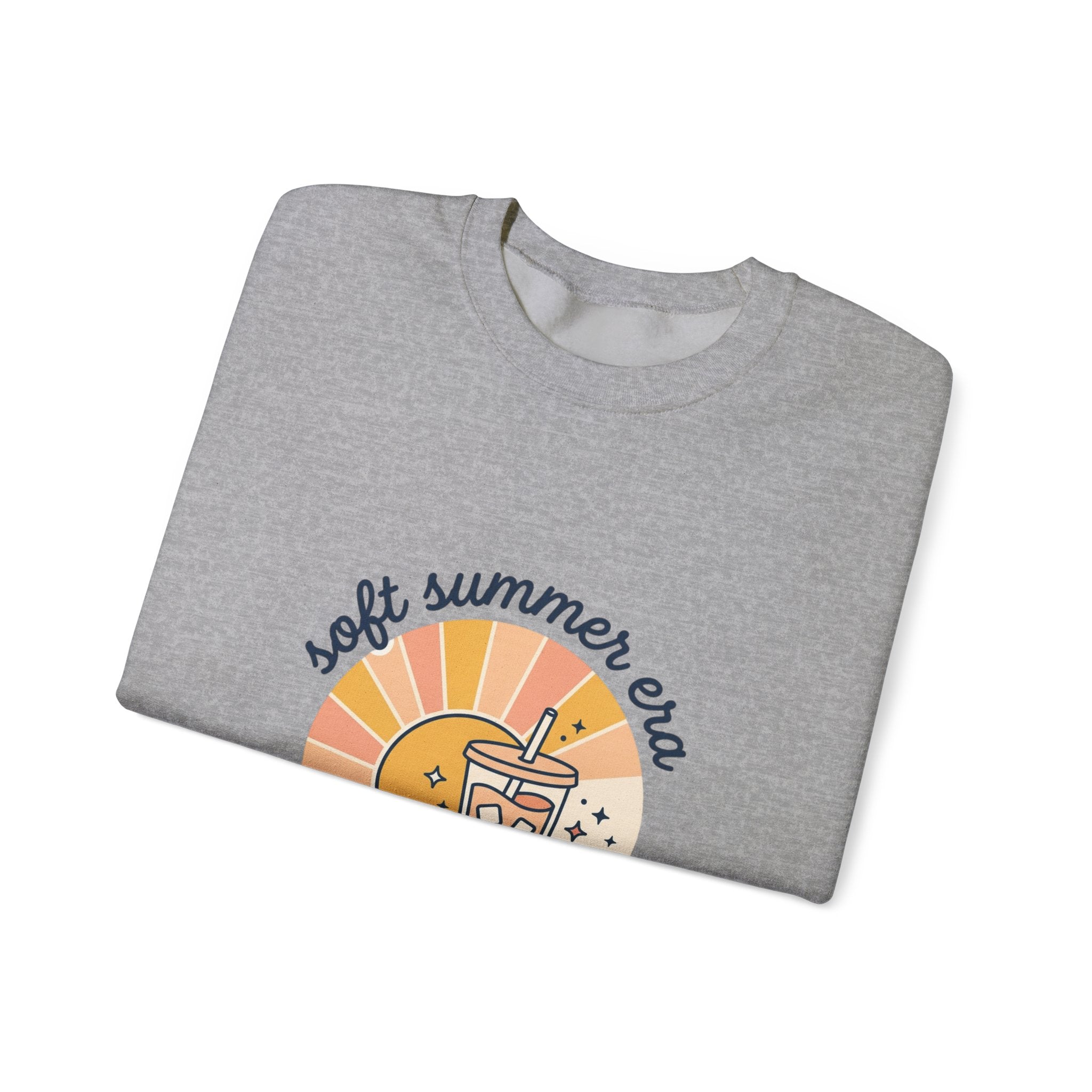 soft summer tea sweatshirt | summer aesthetic, pastel coastal vibes