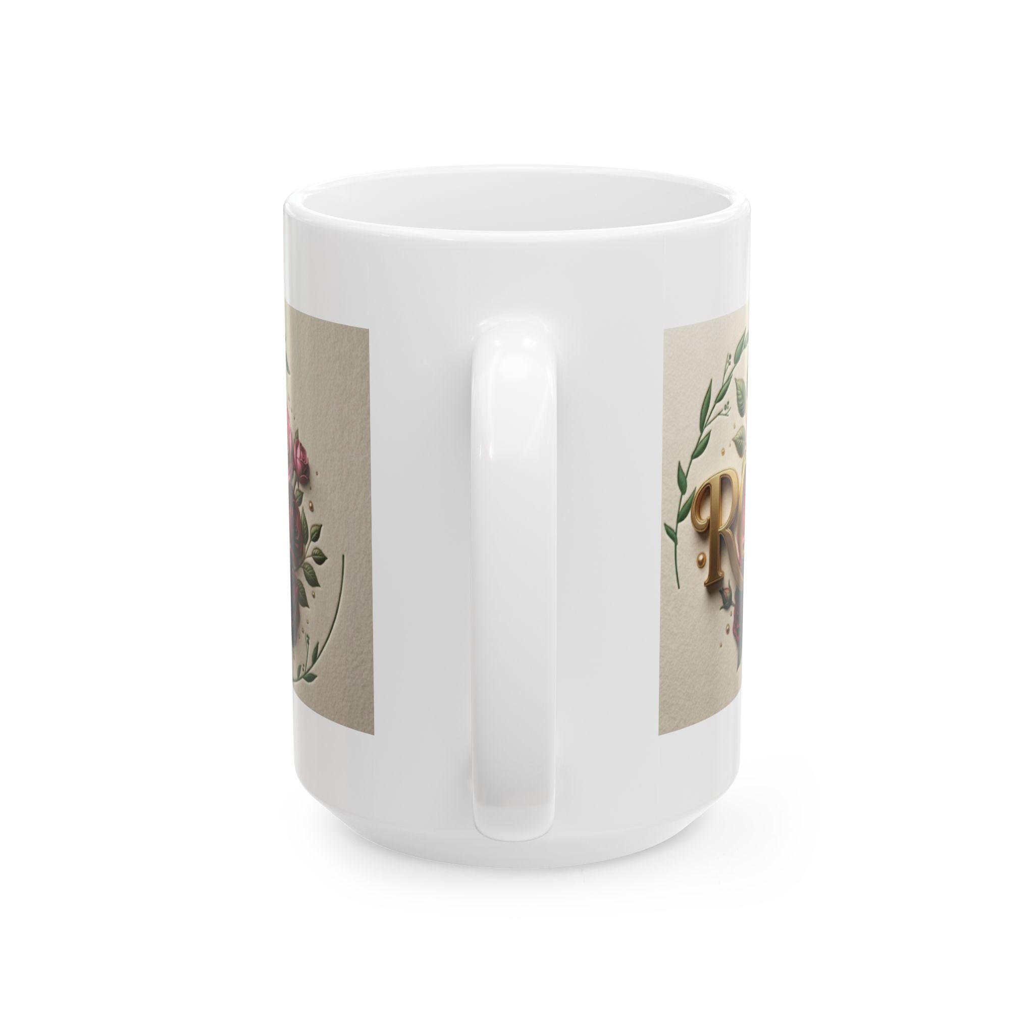 Vintage Rose Bouquet Mug | Floral Ceramic Coffee Cup