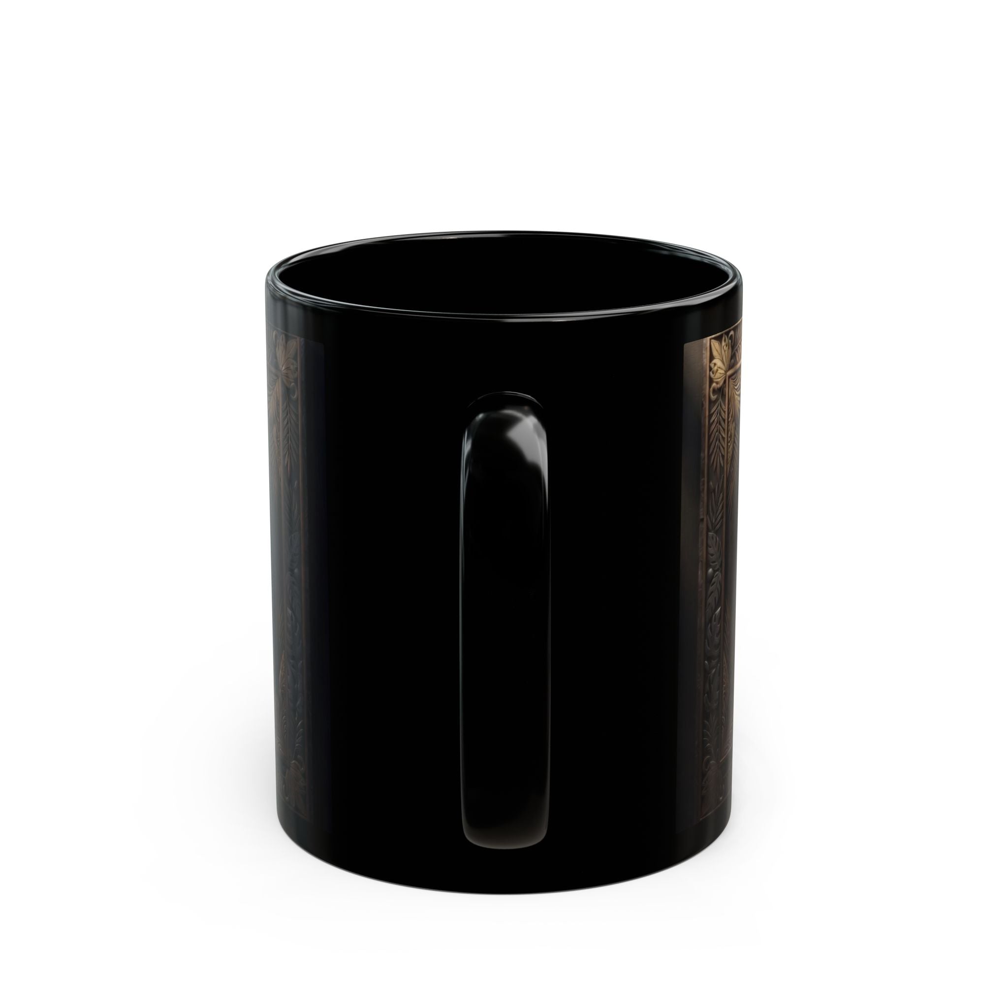 Tropical Chevrolet Logo Mug | Black Ceramic Coffee Mug