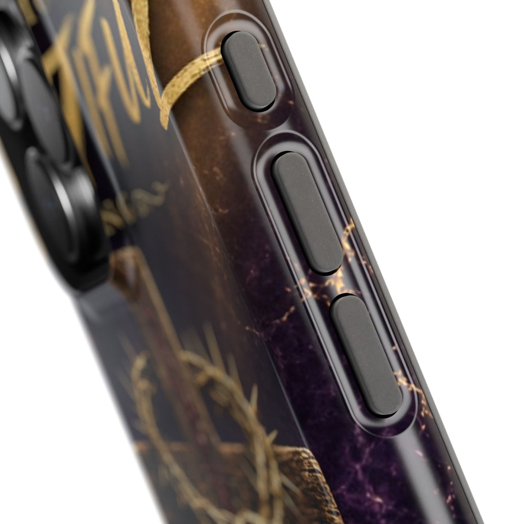Christian Cross Magnetic Impact-Resistant Phone Case — "Beloved Most Beautiful" Scripture Design