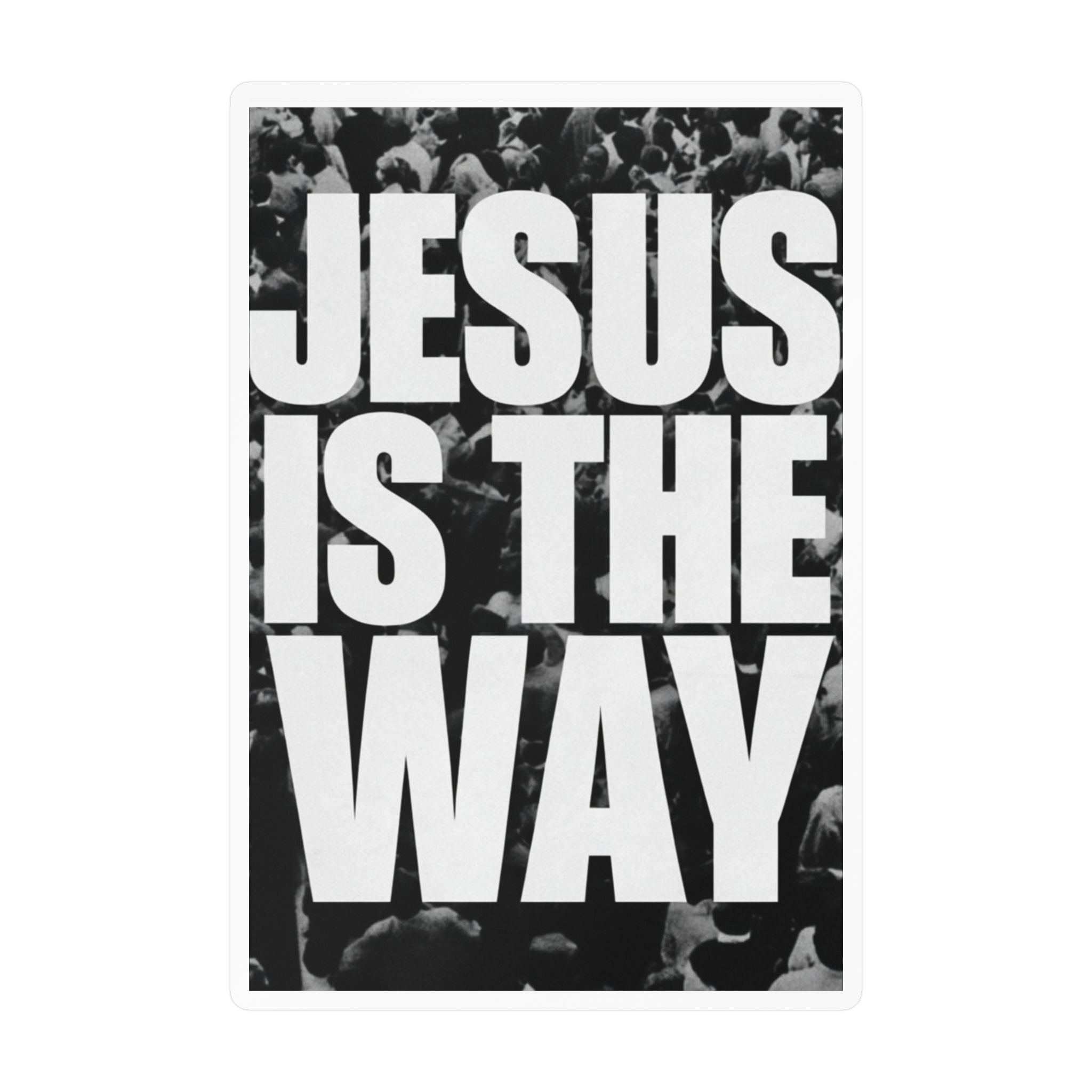 Jesus Is the Way Vinyl Decal — Inspirational Christian Sticker