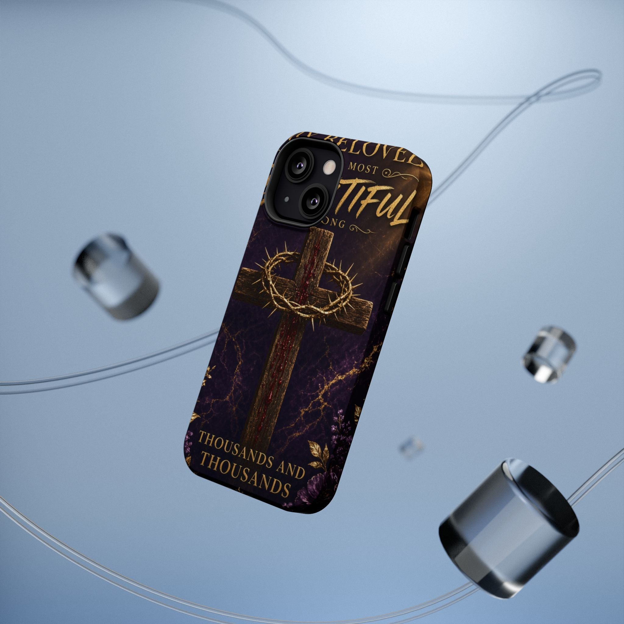 Christian Cross Magnetic Impact-Resistant Phone Case — "Beloved Most Beautiful" Scripture Design