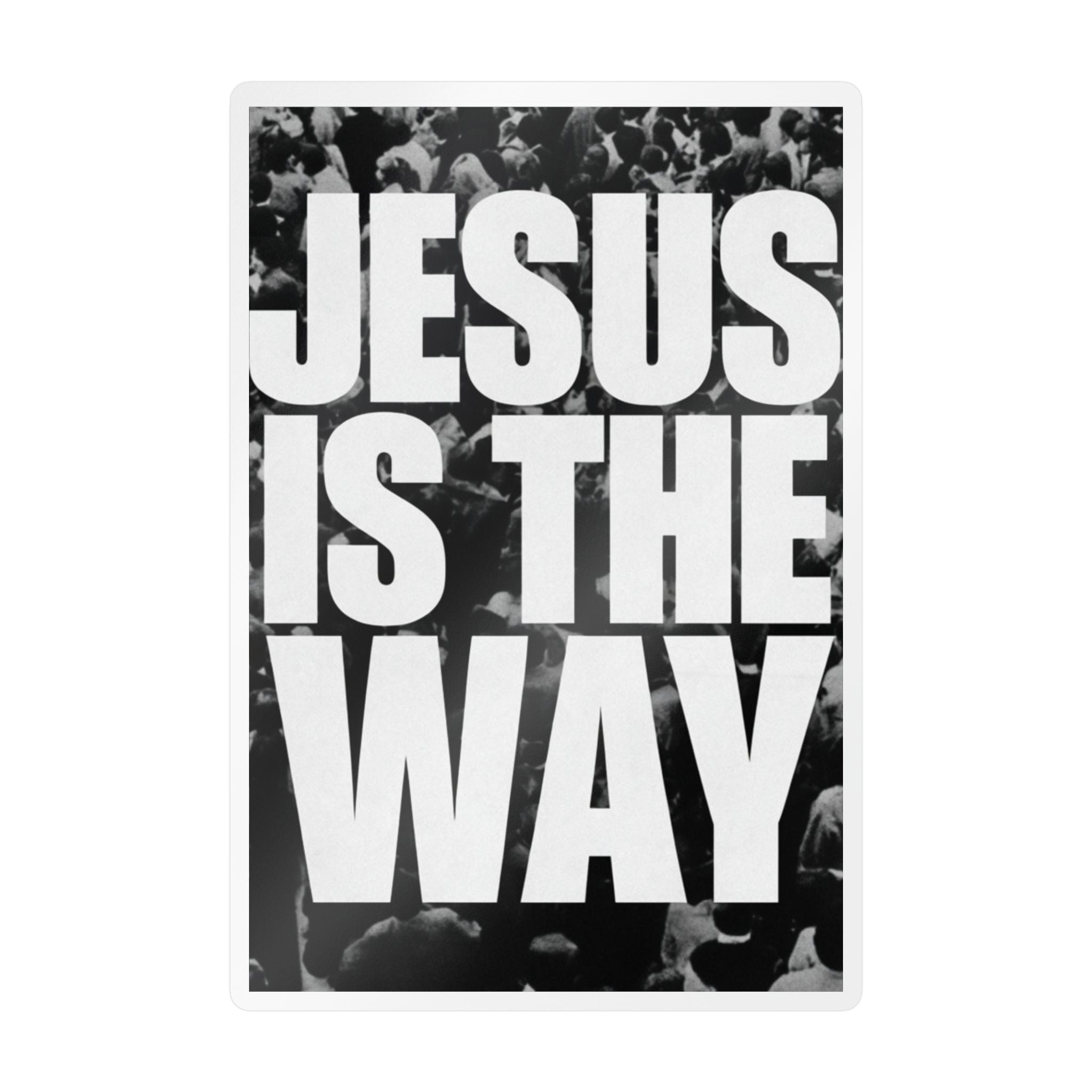 Jesus Is the Way Vinyl Decal — Inspirational Christian Sticker