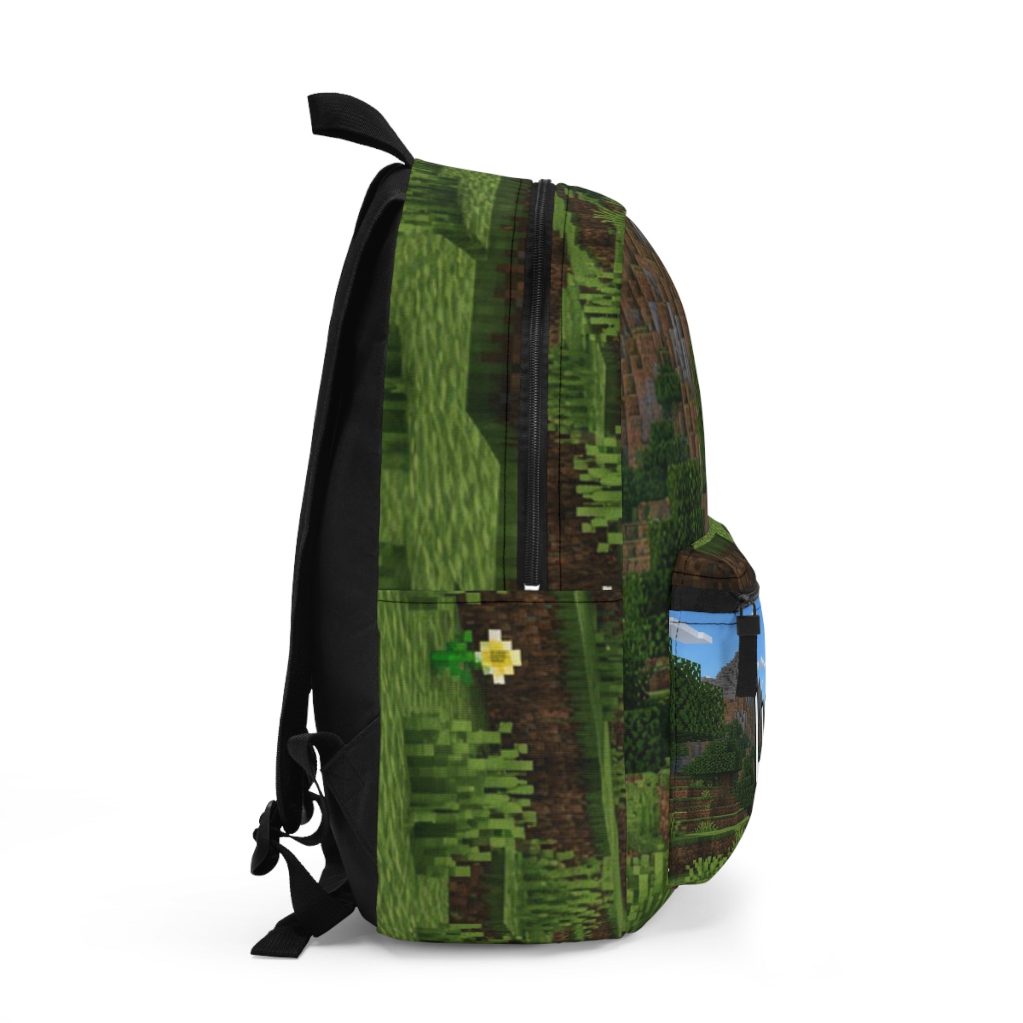 Personalized Pixel Landscape Backpack – Custom Name "Luis"
