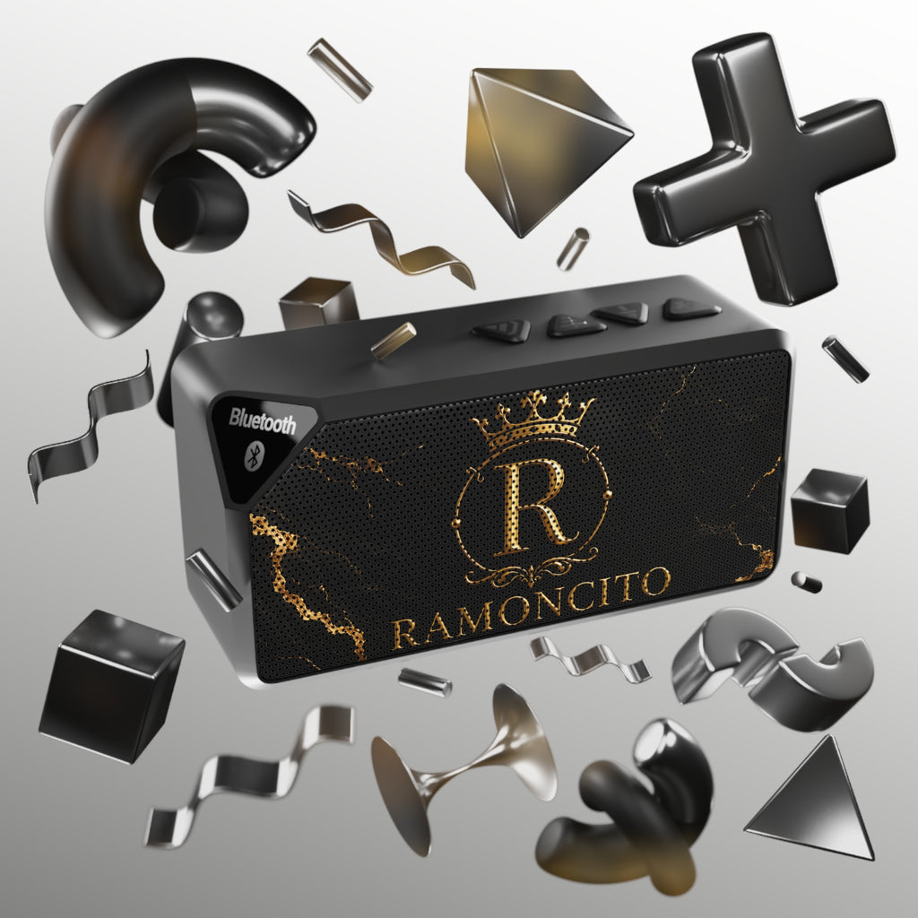 Bluetooth Speaker — Personalized 'R' Crown Monogram (Ramoncito)