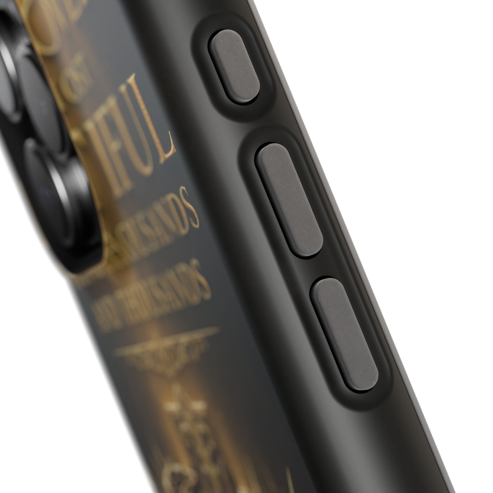 Magnetic Impact-Resistant Phone Case — "Most Beautiful" Cross with Crown of Thorns